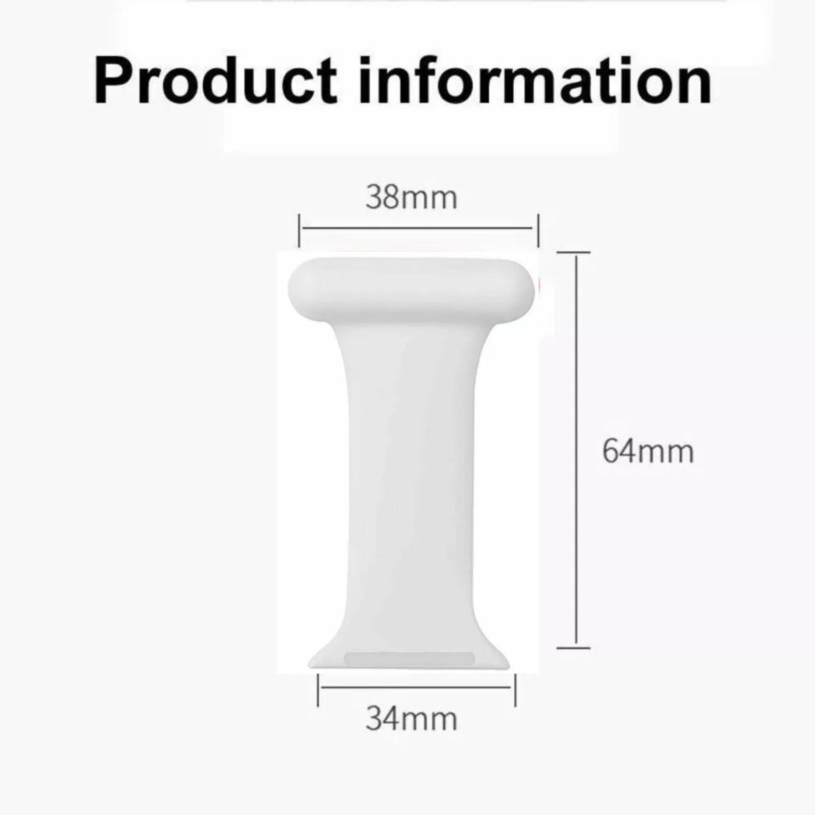 White Apple Watch Band Fob Clip-on Strip Doctor Midwife Paramedics 42/44/45