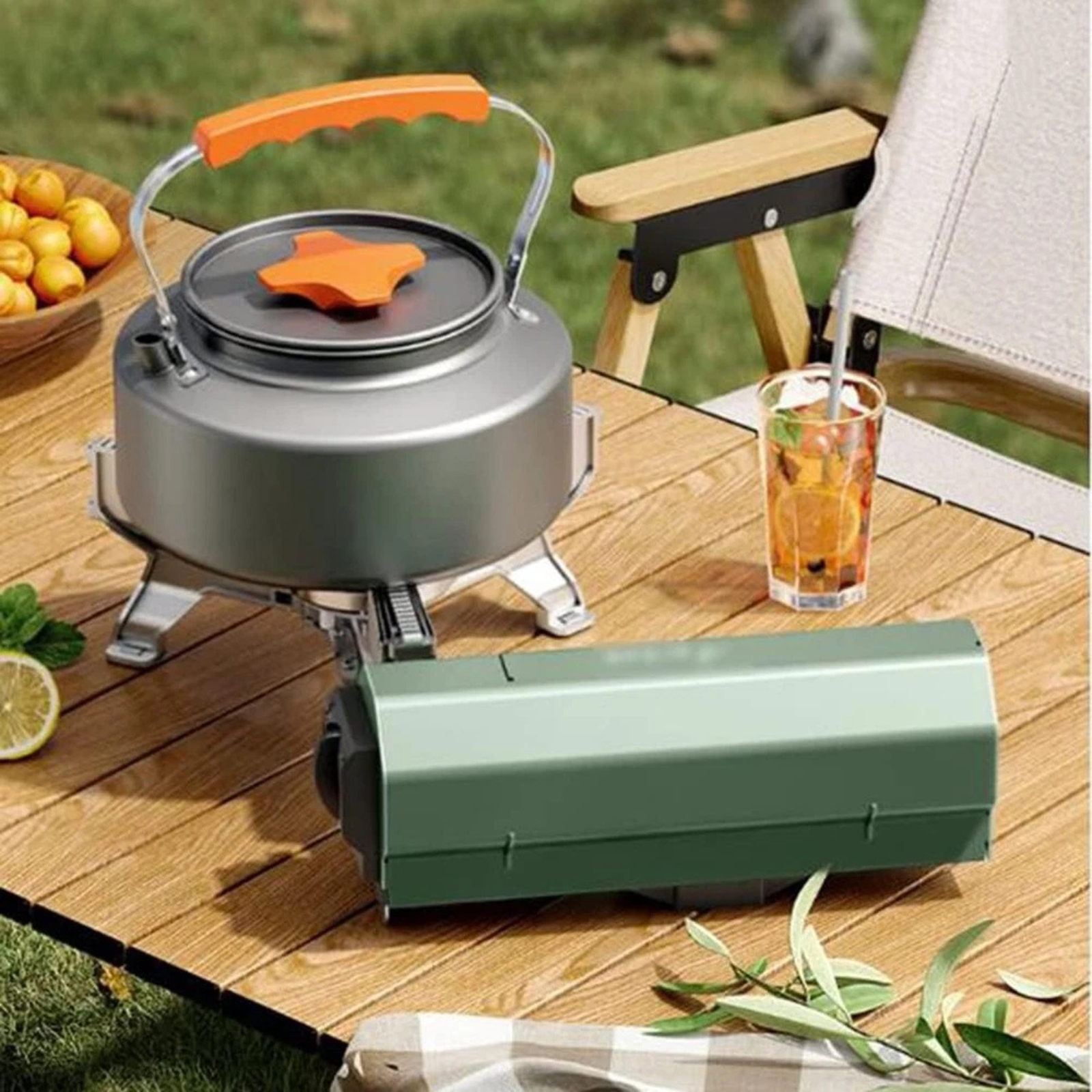 Gas Camping Stove Butane Carry Bag Lightweight Portable Outdoor Cooking Gear