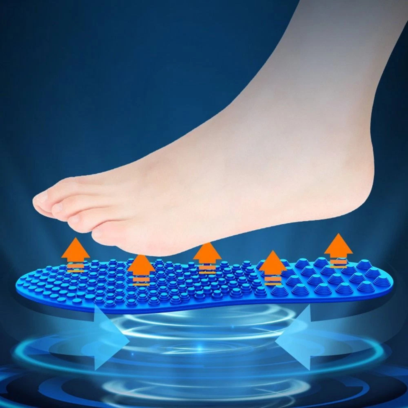 Acupressure Foot Insole Soft Shoe Pads Massage Insoles for Comfort Medium