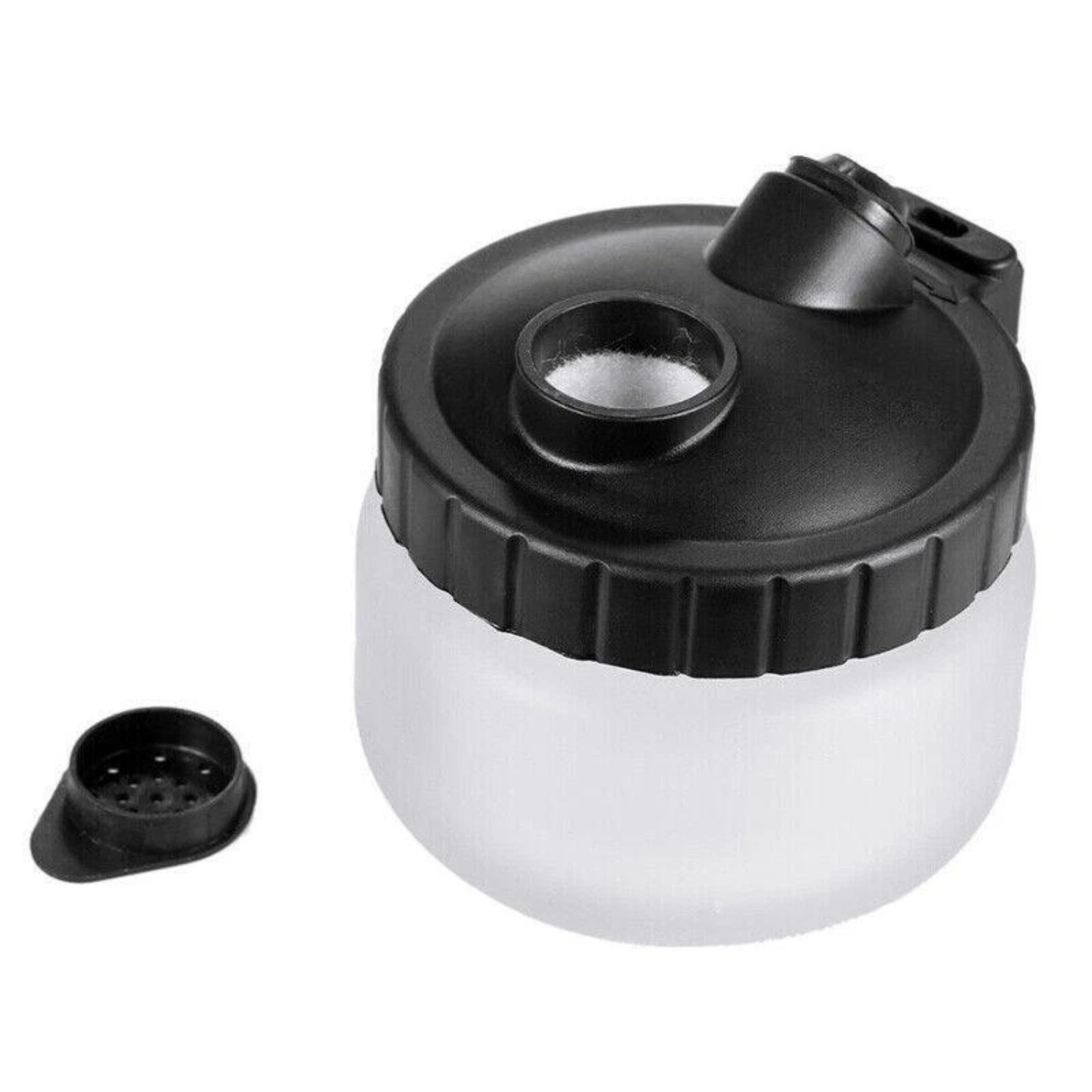 Airbrush Cleaning Pot Air Brush Cleaner Jar with Filter Lid