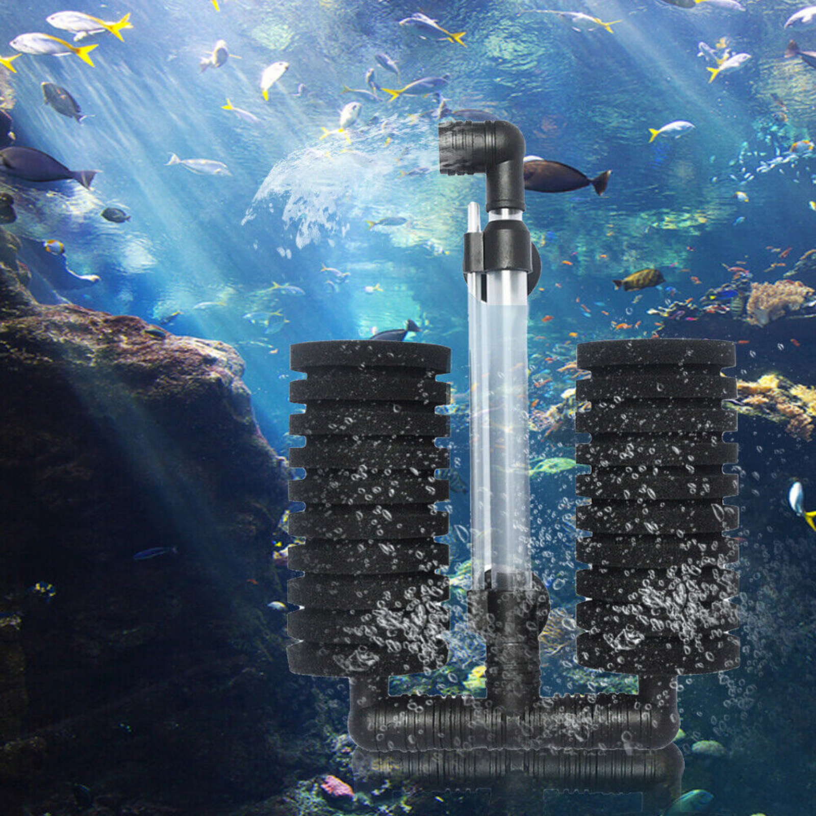 Aquarium Water Fish Tank Foam Air Sponge Filter Biological Small Medium Large