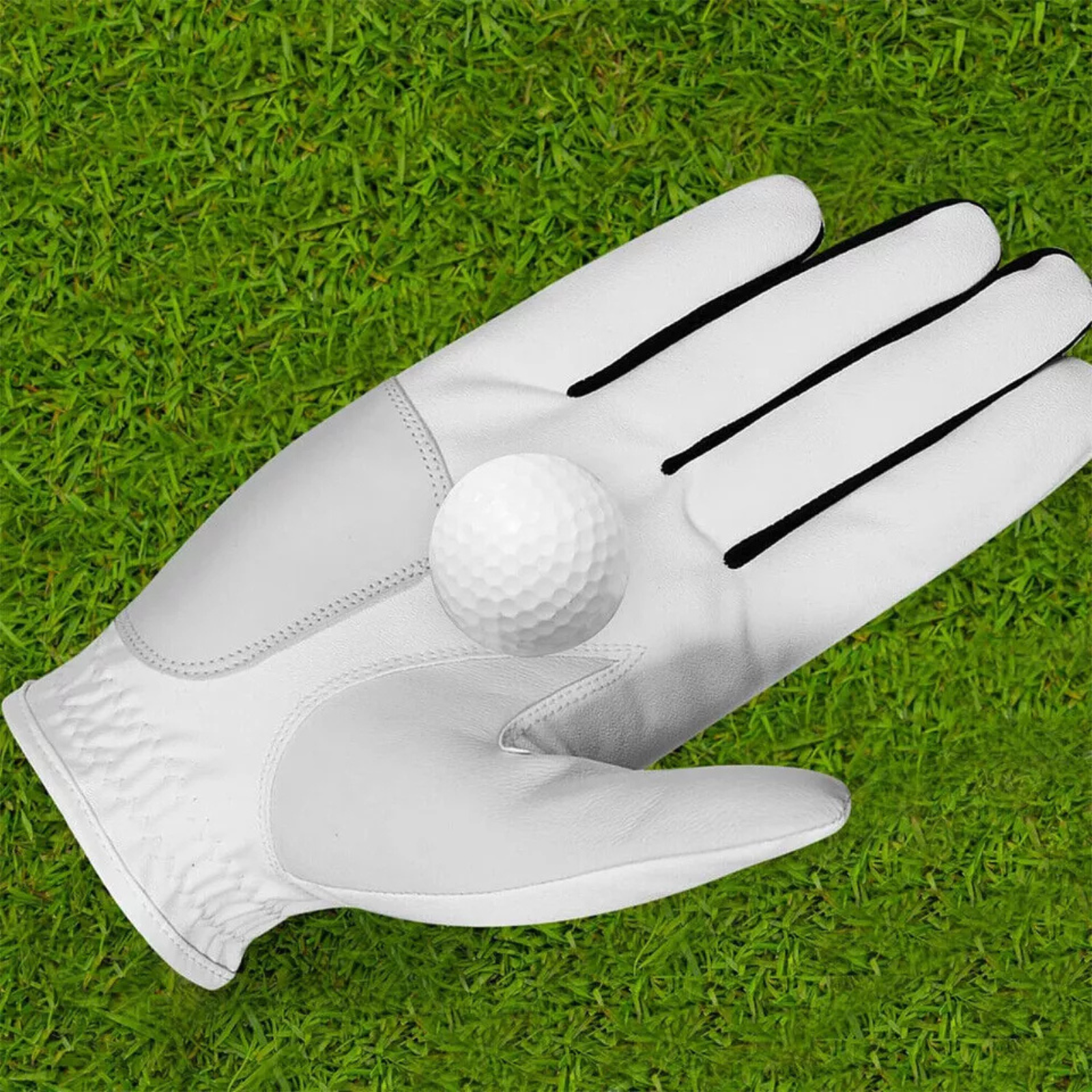Right Handed Golfer White Golf Gloves Large Mens Gloves 1x