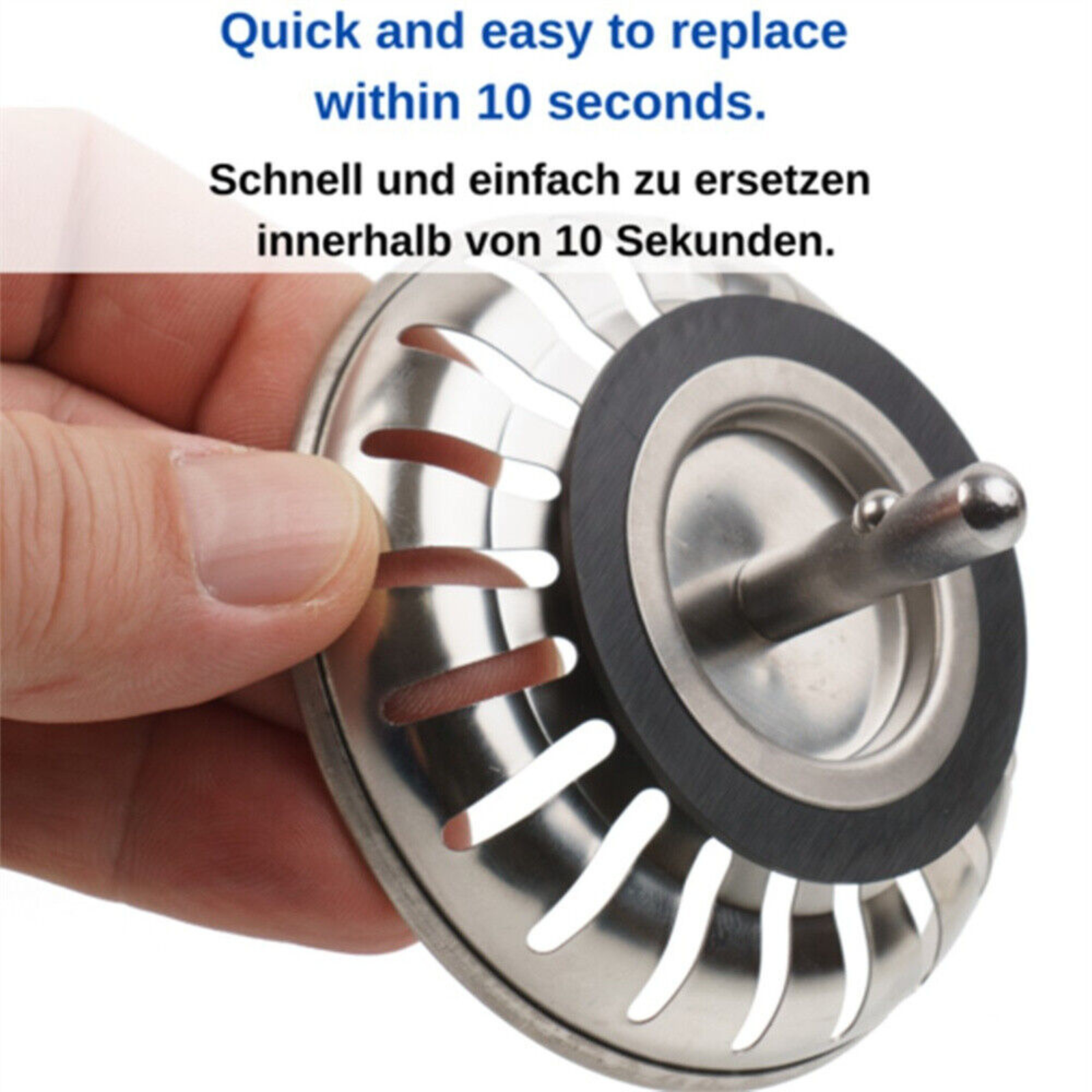 Sink Strainer Washer Seal Ring 5pcs Soft PVC For Kitchen Repair Easy Install A