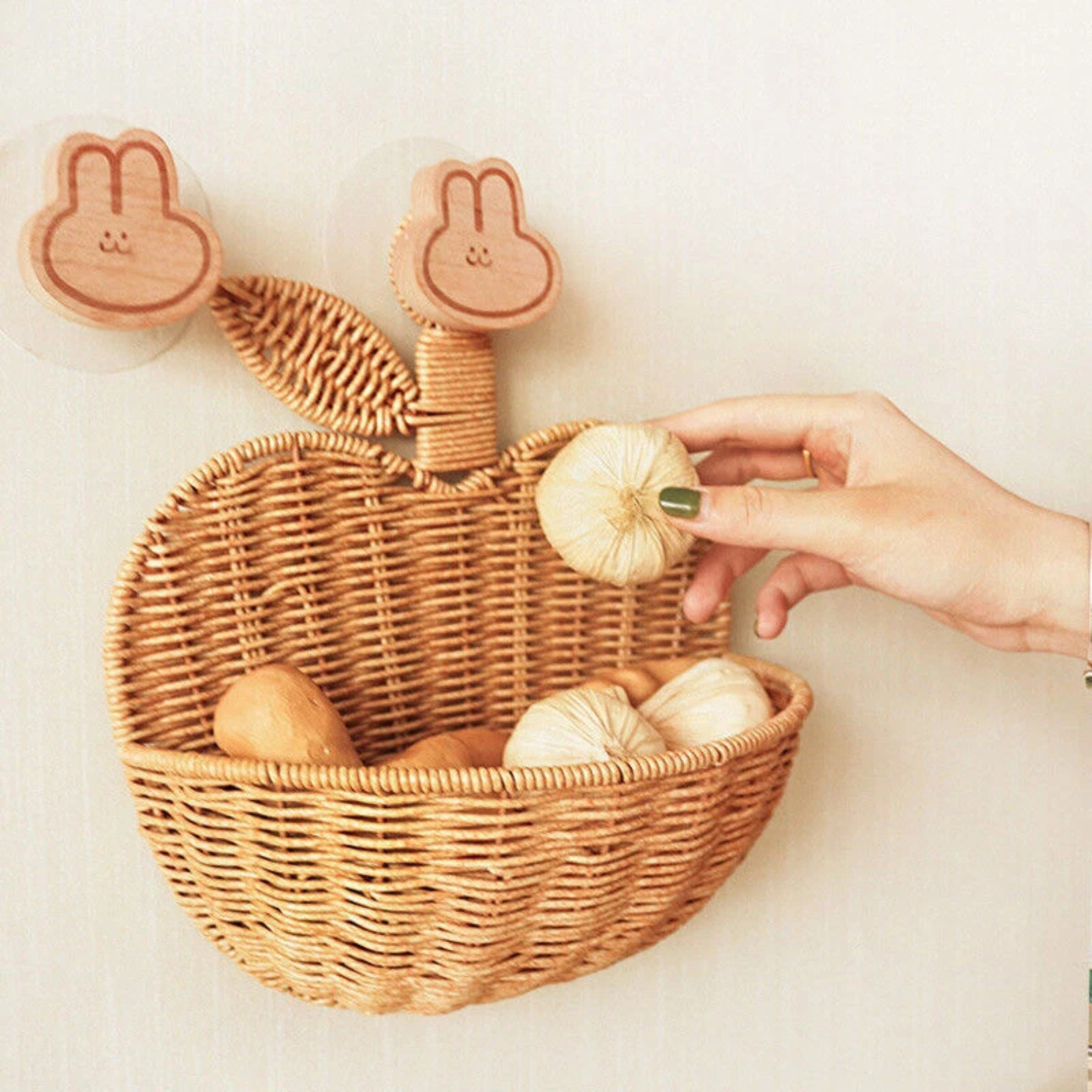 Kitchen Storage Basket Organizing Containers Multipurpose Neat Practical Design