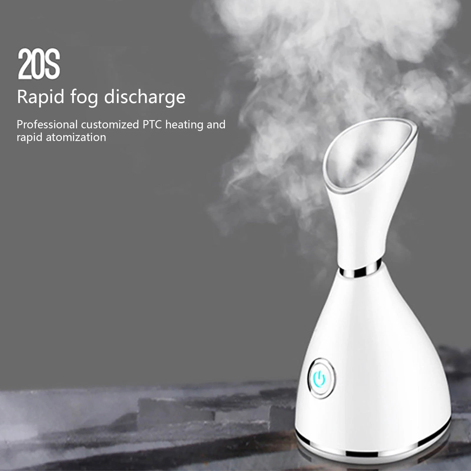 Nano Ionic Facial Steamer Humidifier Skin Moisturizing Spa Home Beauty