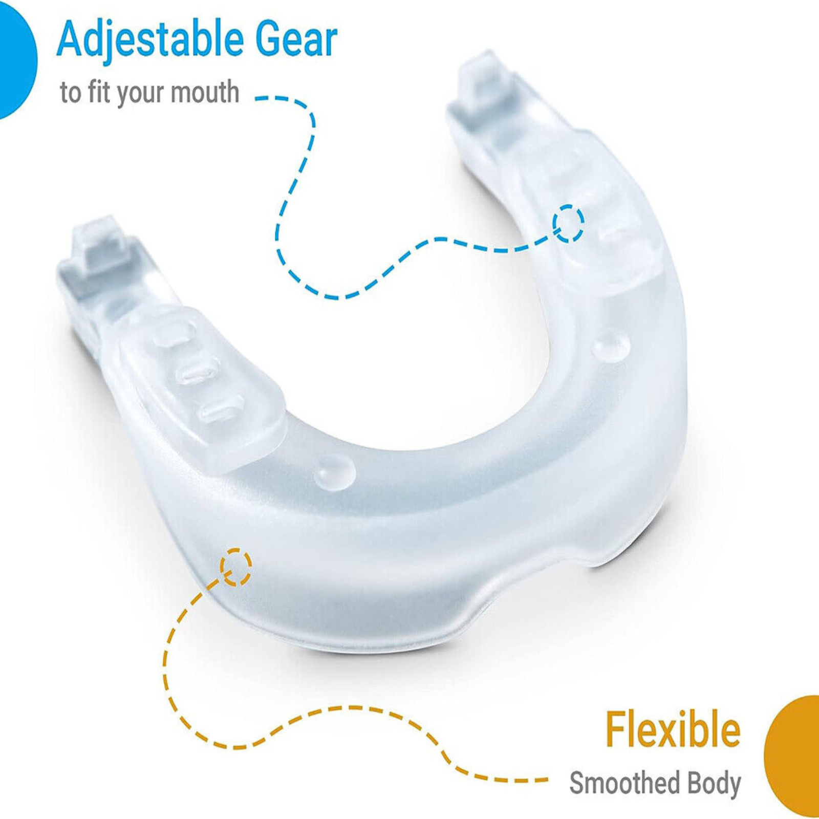 Anti Snore Sleep Apnea Teeth Grind Adjustable Anti Snoring Mouthpiece Guard