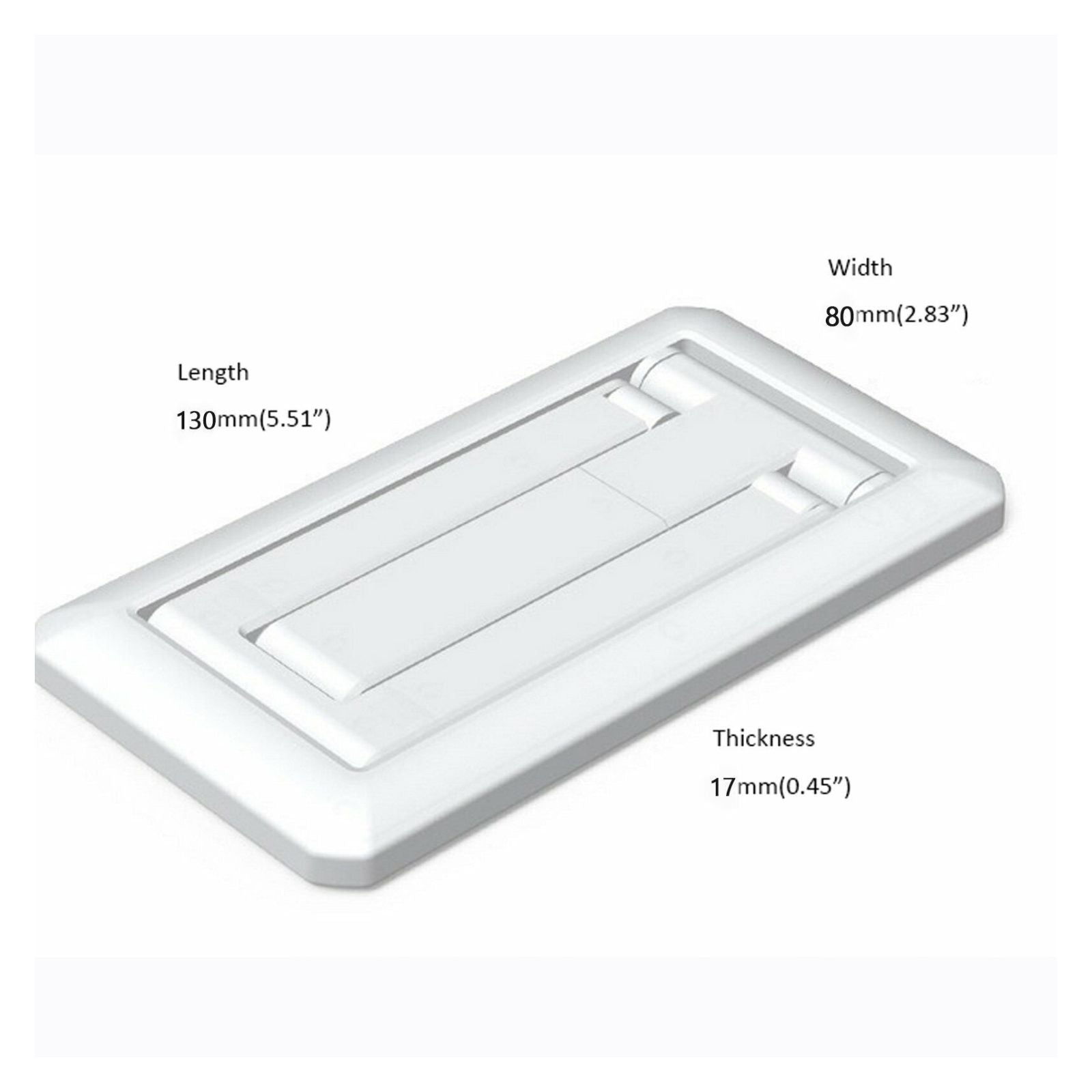 Mobile Phone Tablet White Desk Stand Universal Foldable Adjustable Holder