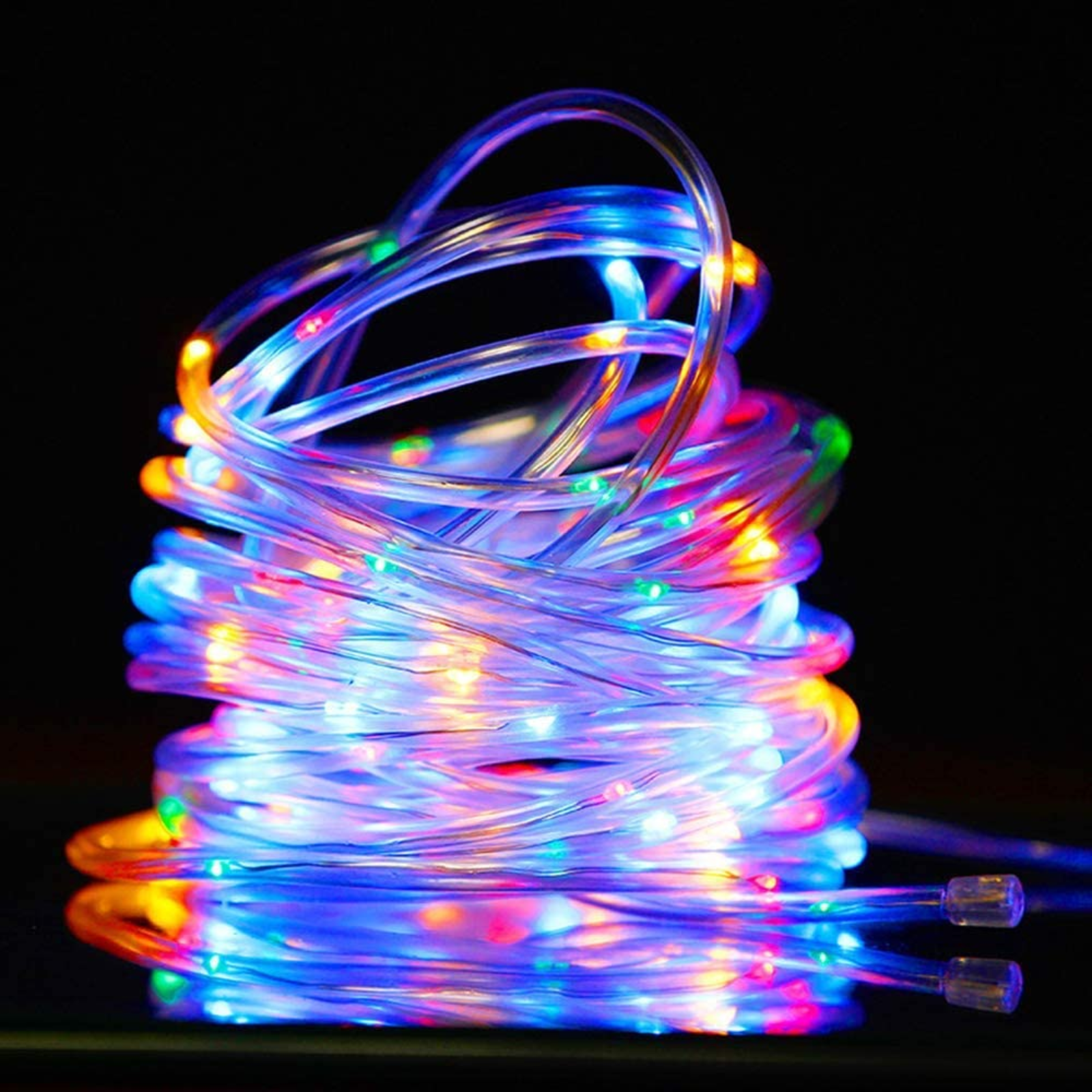 Multicolour Solar Rope Fairy String Garden Lights 100 LED Outdoor Decor Strips