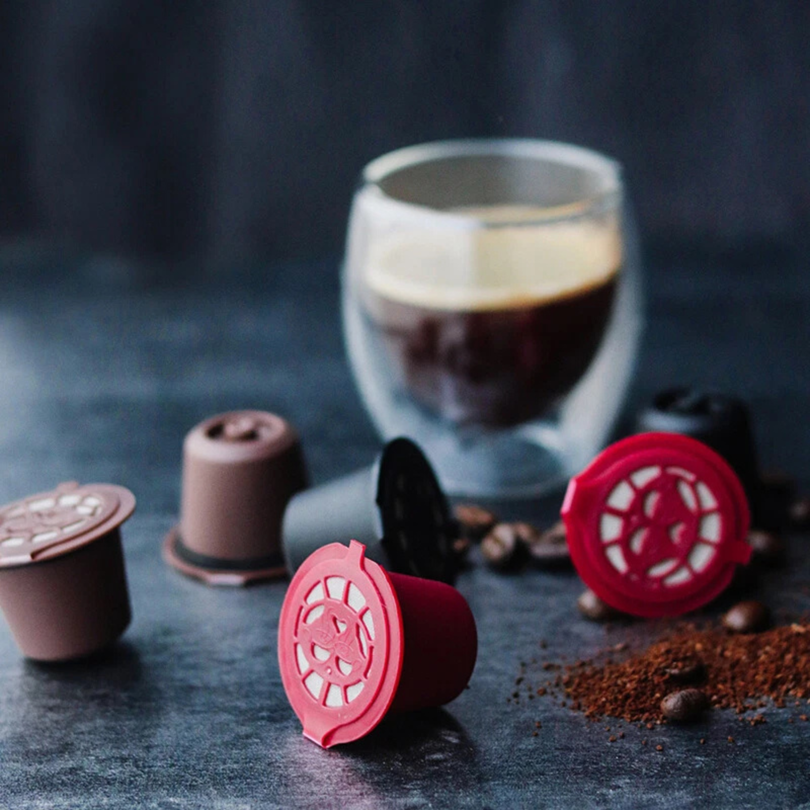 Machine with Refillable Pods Nespresso Coffee Maker Acces