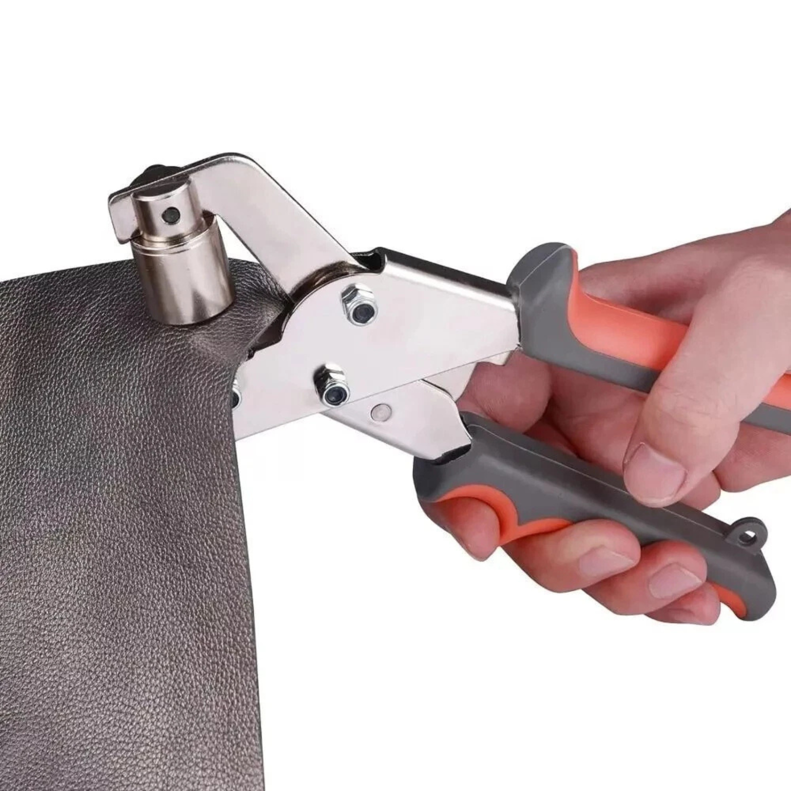 Hole Grommet Handheld Punch Plier Tool for DIY Leather Crafting Projects