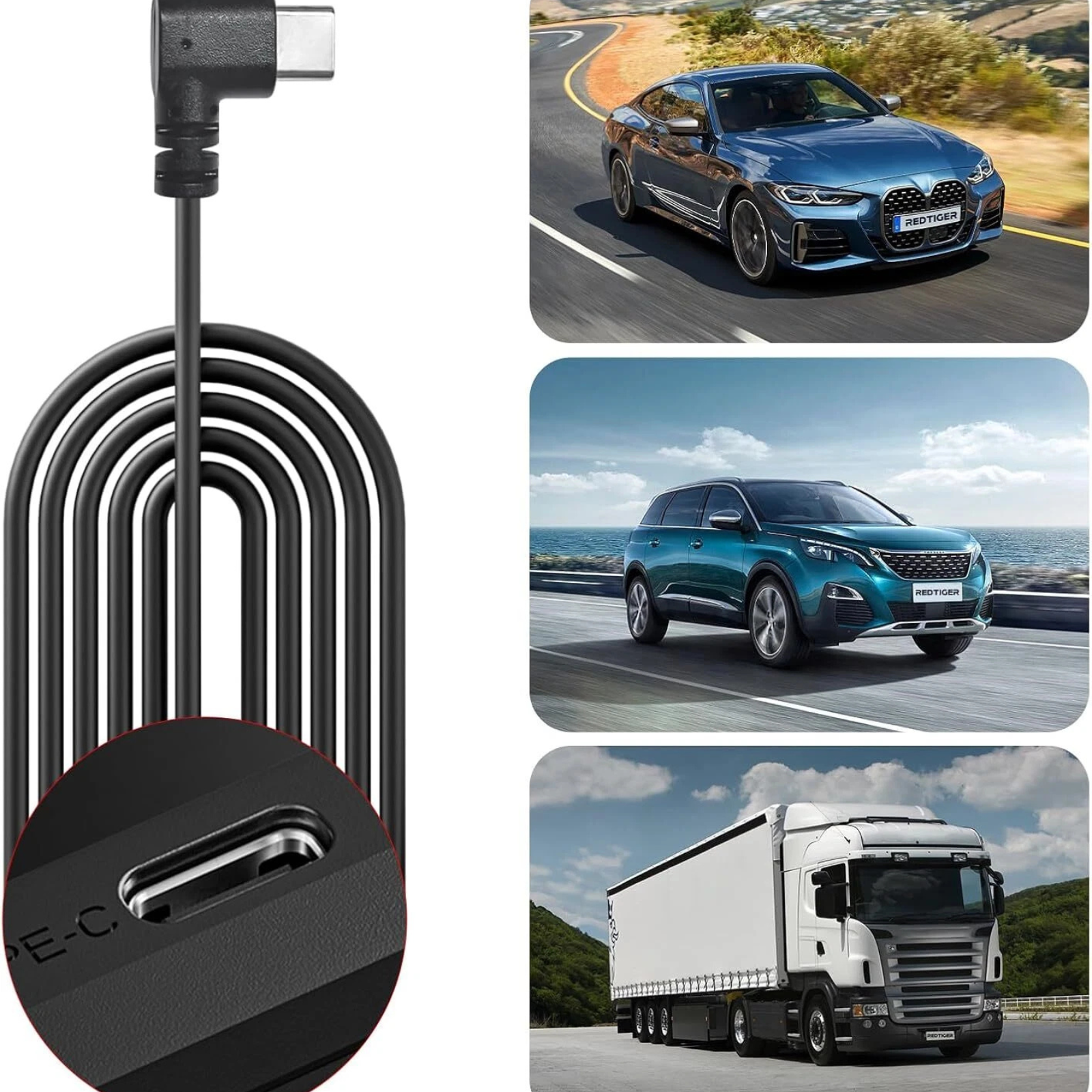 Multi-Size Hardwire Kit REDTIGER Dash Camera