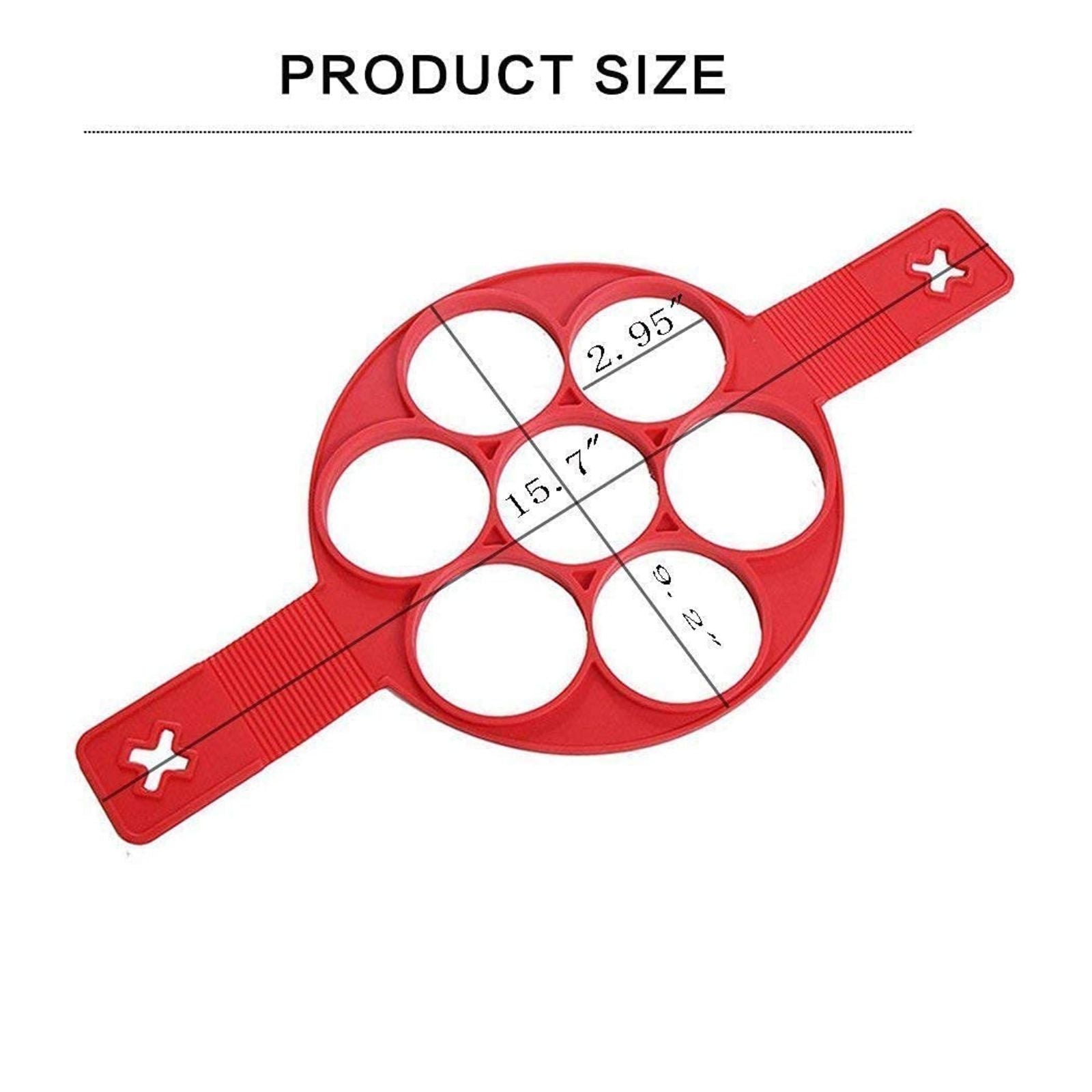 Non Stick Flipper Egg Omelette Tool Silicone Pancake Pan Perfect Breakfast Maker