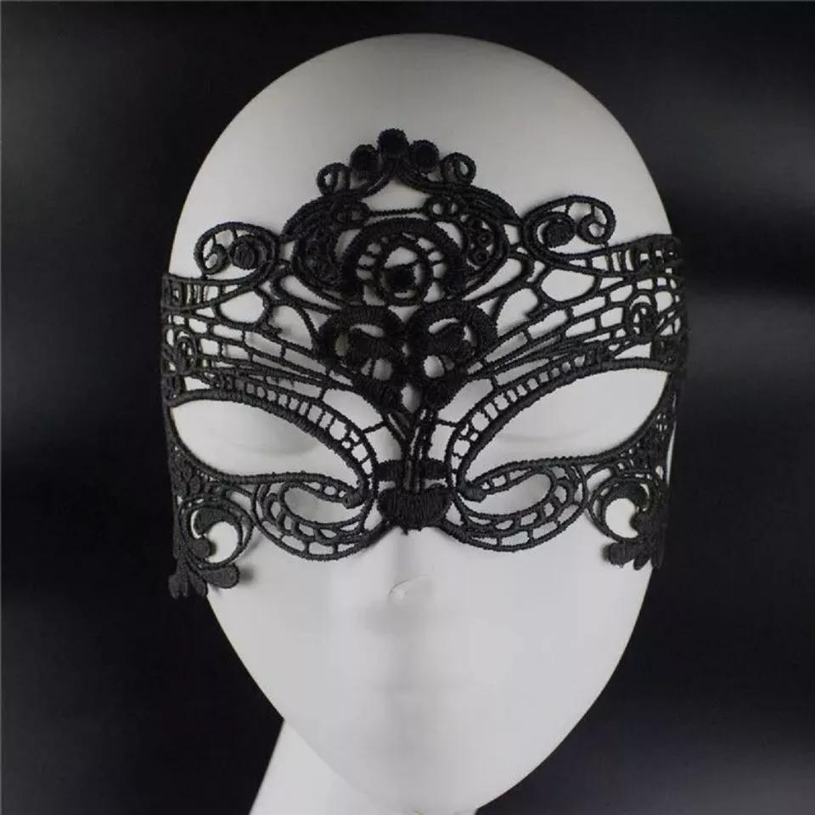 Ladies Face Masquerade Party Fancy Dress Black Sexy Lace Eye Mask Costume 21