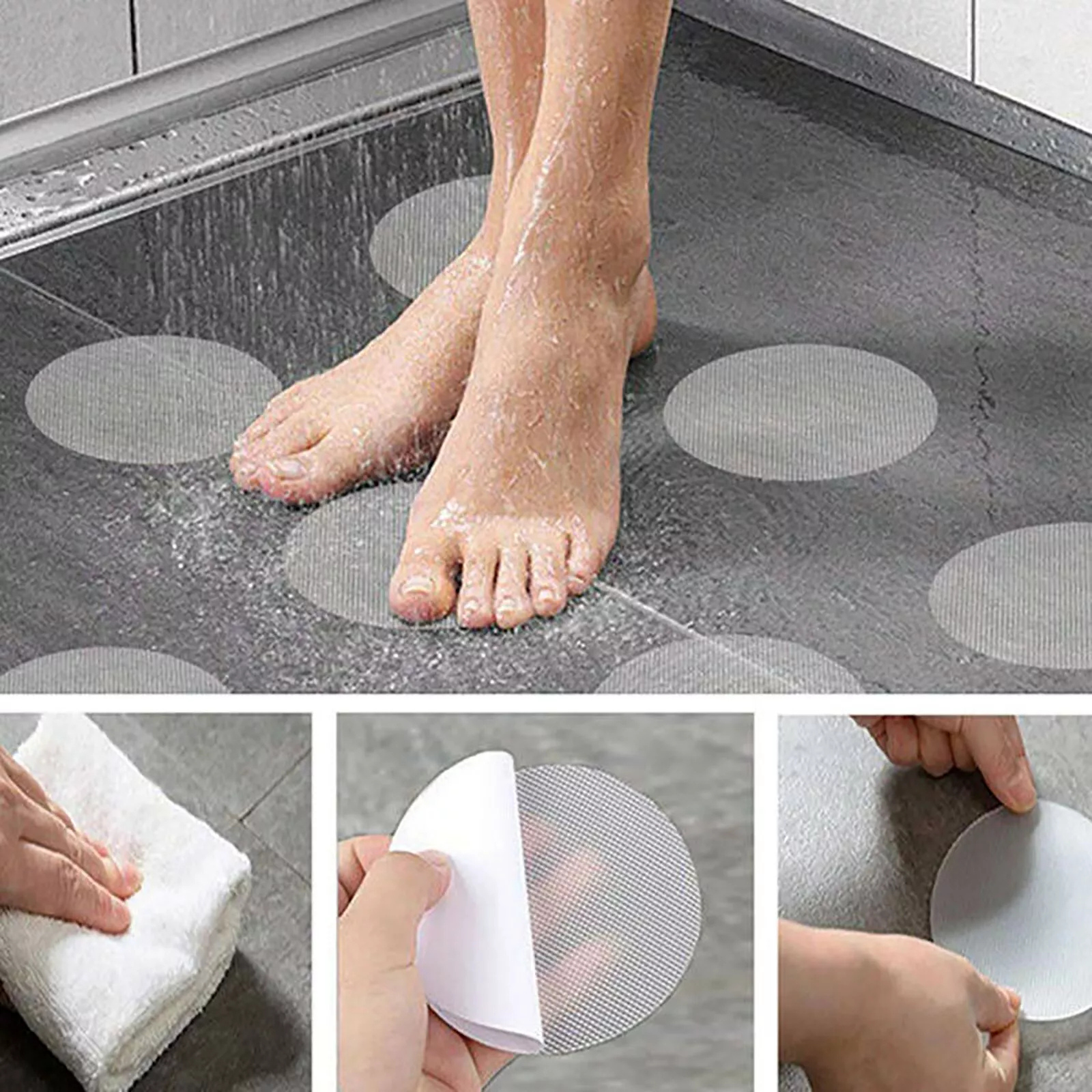 Non Slip Anti Skid Hot Bathroom Bath Tub 20X Bath Shower Strip Stickers Bathroom