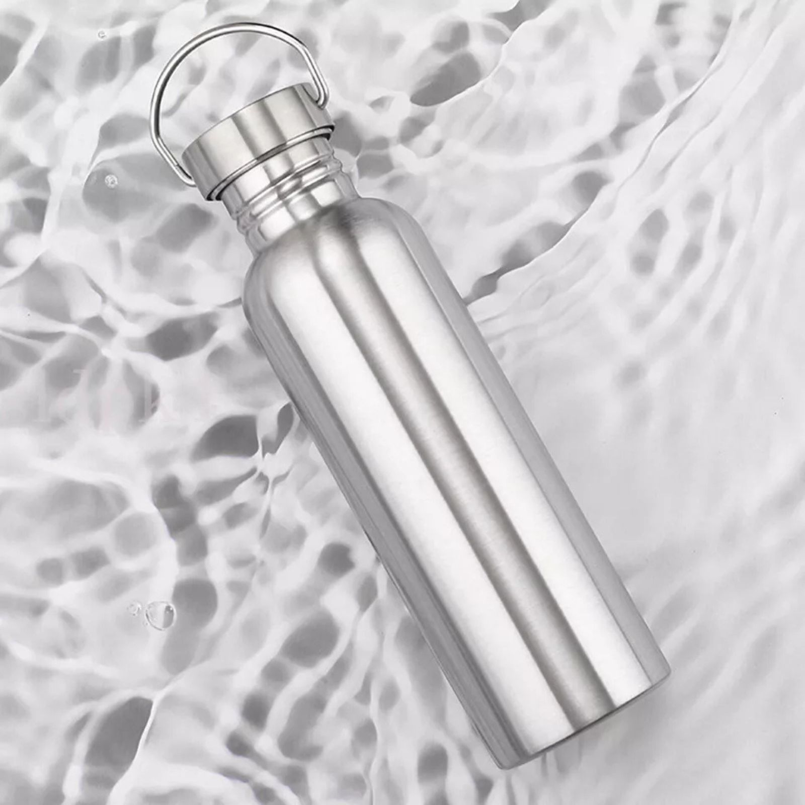 Motivational Sports Drink Cup Flask 1000ml Stainless Steel Water Bottle