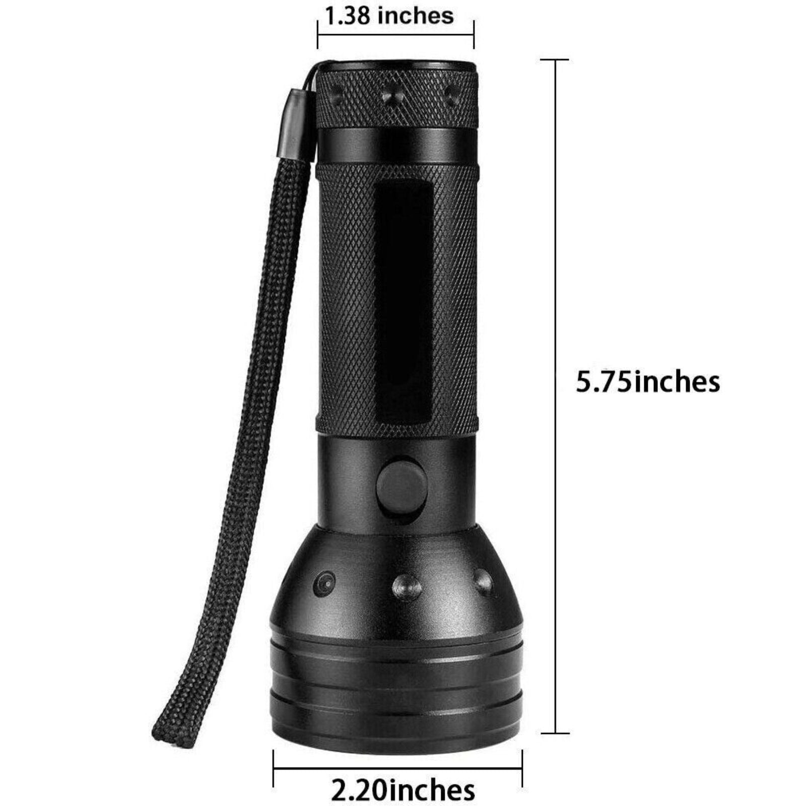 Ultra Violet Flashlight 395 nM 51 LED Light Aluminum UV Lamp Blacklight Torch