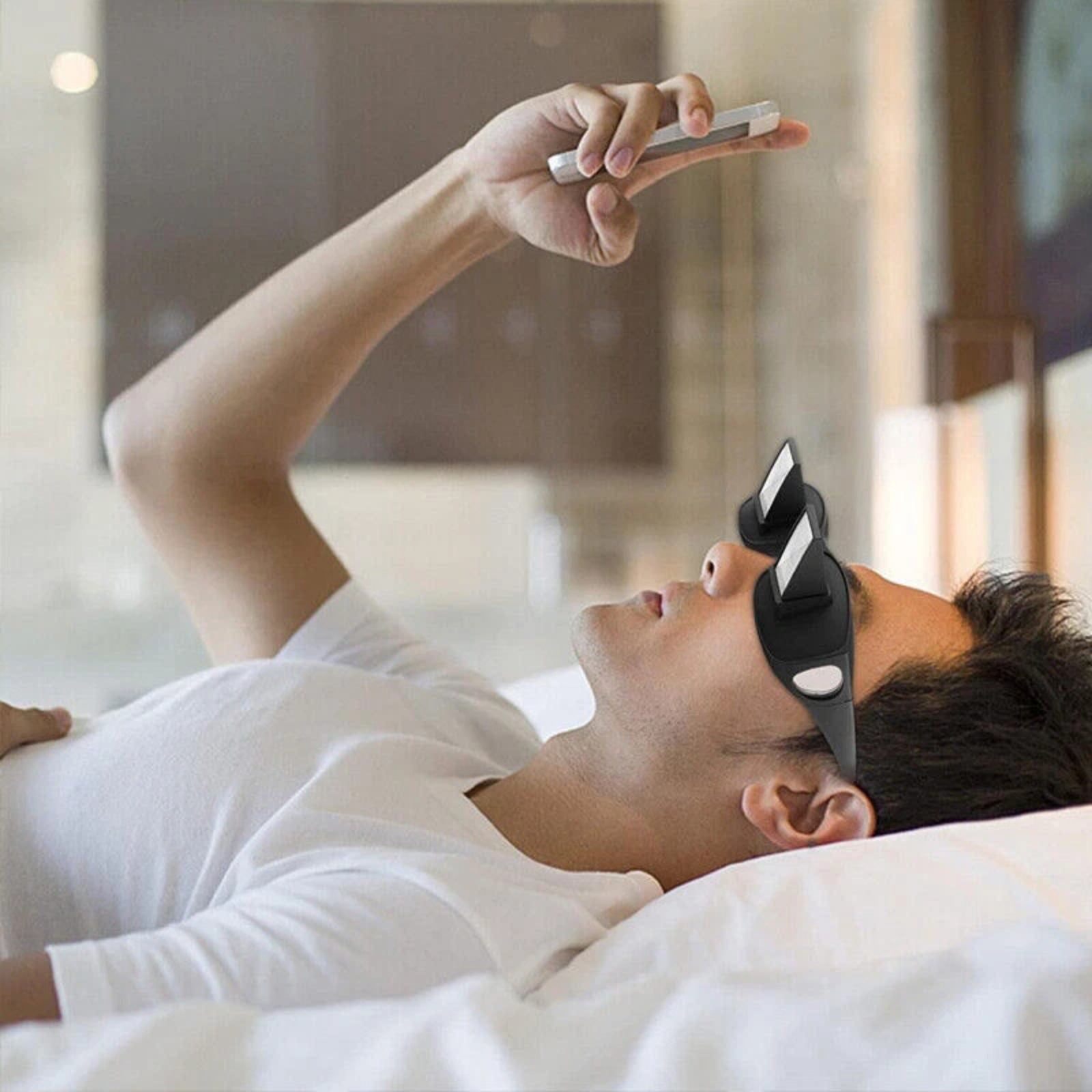 Lazy Creative Horizontal Lie Down Reading Glasses Viewer Tool