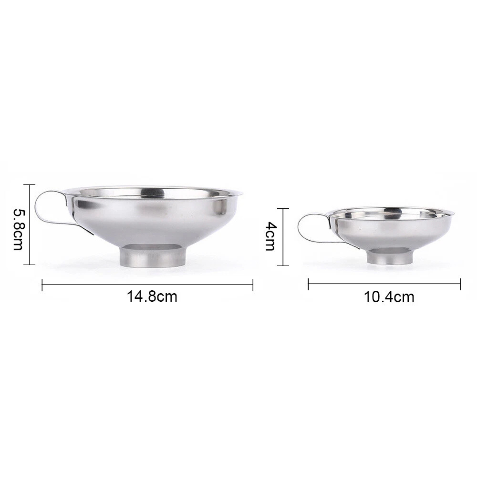 Stainless Steel Funnel for Jam Fill Wide Mouth Kitchen Pour Tool