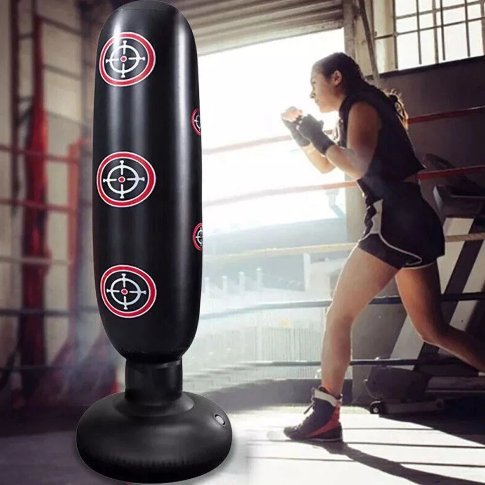 Boxing Stand Dummy Target Fitness Kick Free Standing Boxing Punching Bag