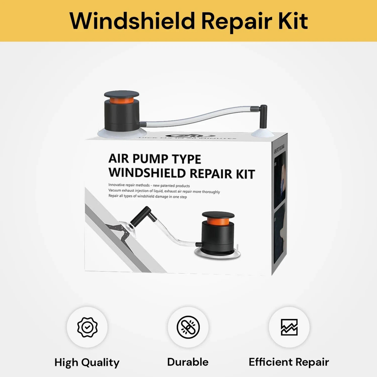 Windshield Windscreen Repair Kit Car Glass Chip Crack Fix Tool for Cars