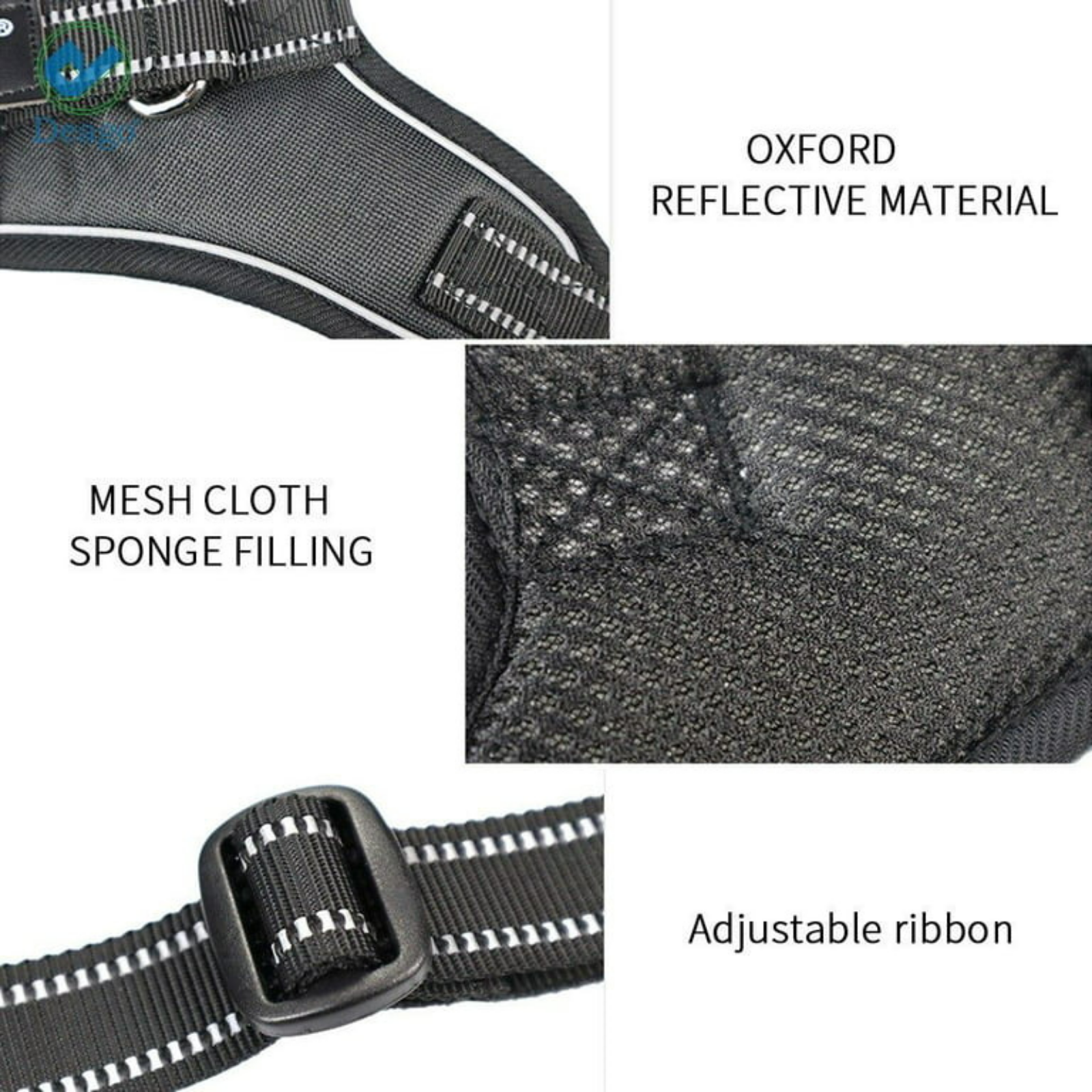 Dog Harness Vest Front Range No-Pull Adjustable Outdoor Handle Large