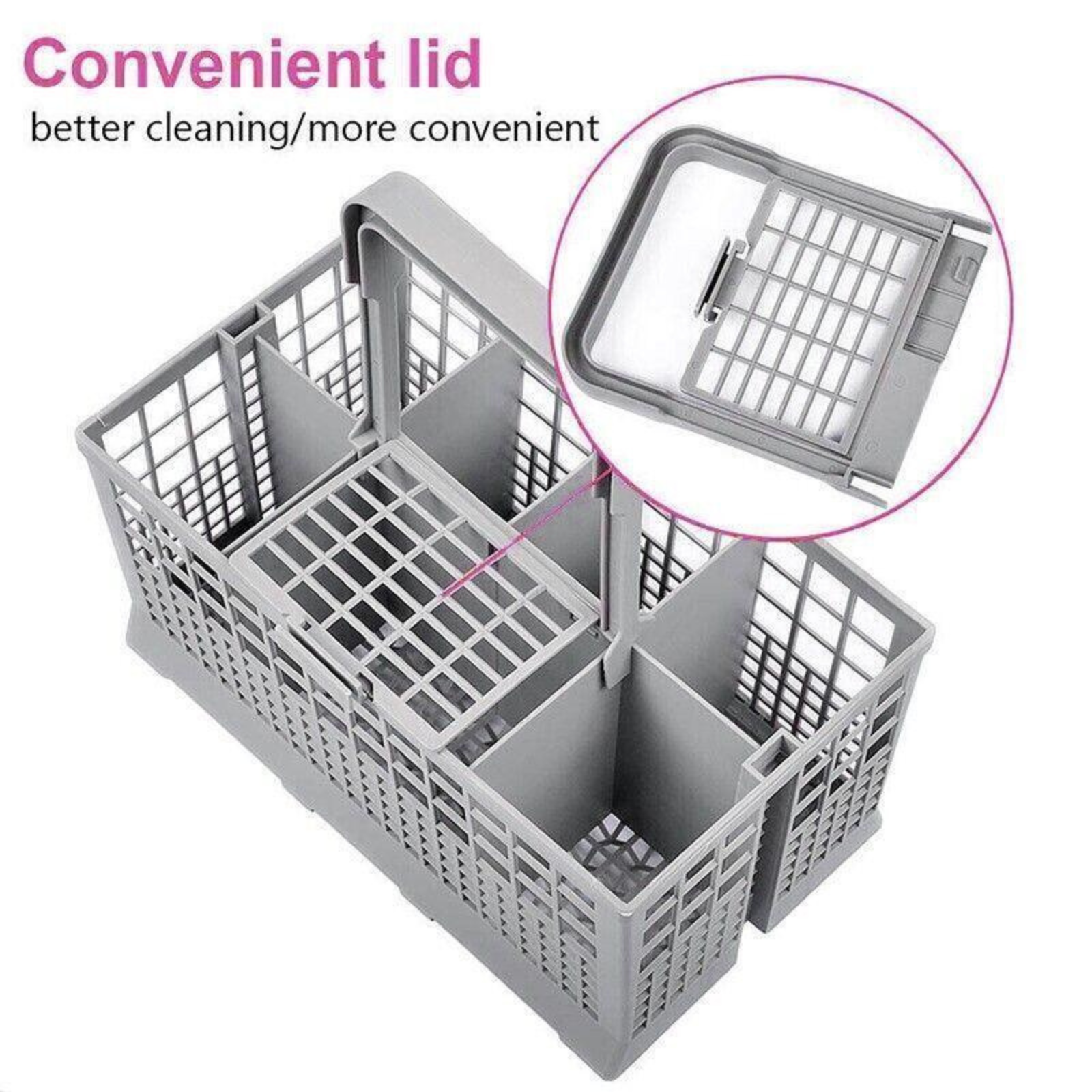 240mm X 135mm X 122mm Universal Dishwasher Cutlery Basket Suits For Many Brands