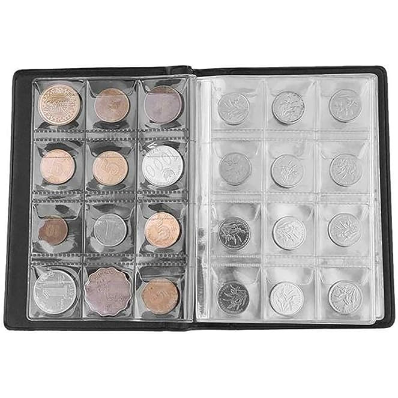 Storage Collecting Money Penny Pockets Album Book 120 Coin Holder