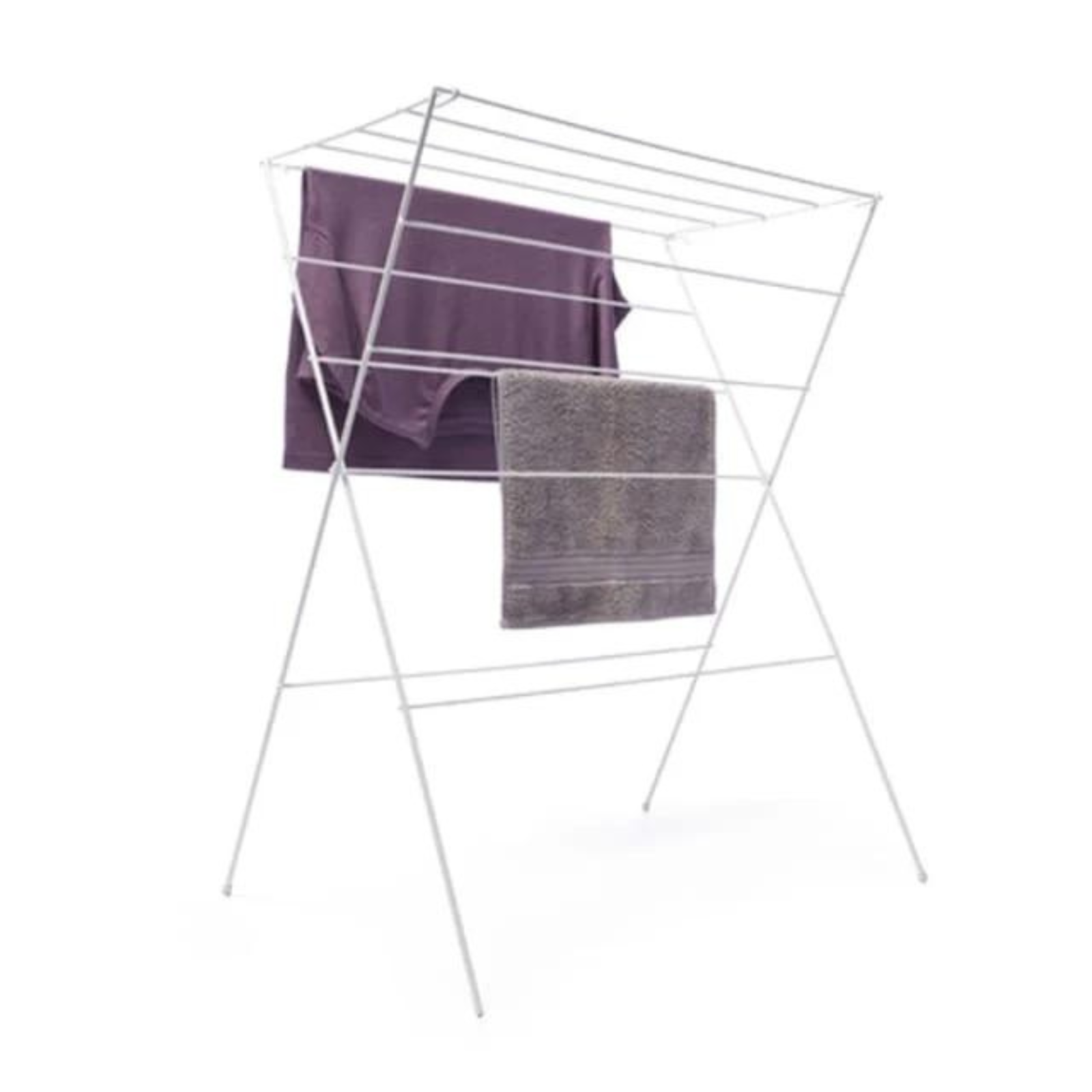 Laundry Rack Expandable/Foldable 12 Rail Indoor Clothes Line Dryer Rack