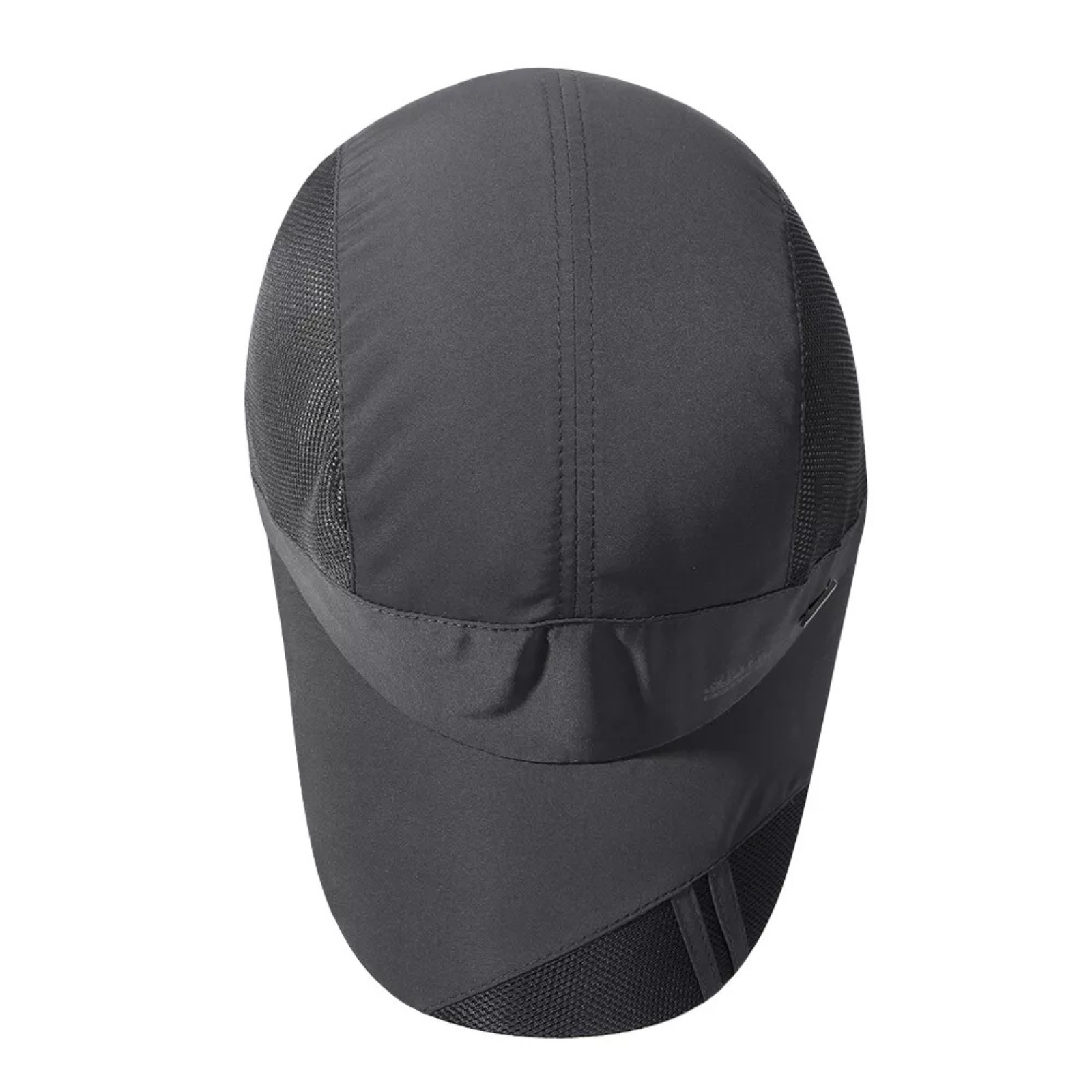 Mesh Cap Visor Cap Baseball Hat Quick Dry Fashion Running Outdoor Sport Black