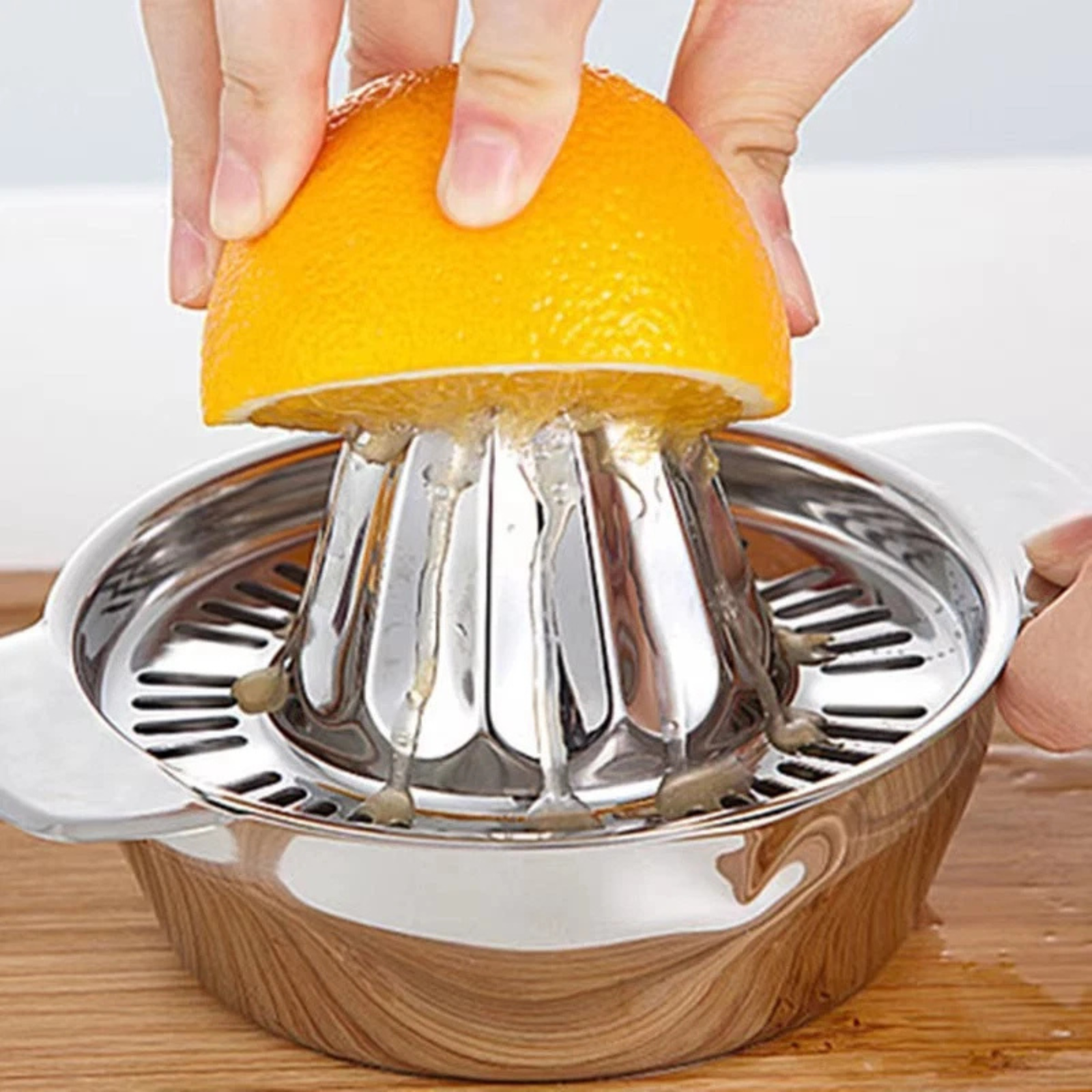 Juicer /Manual Press Squeezer Stainless Steel Fruit Lemon Citrus Orange