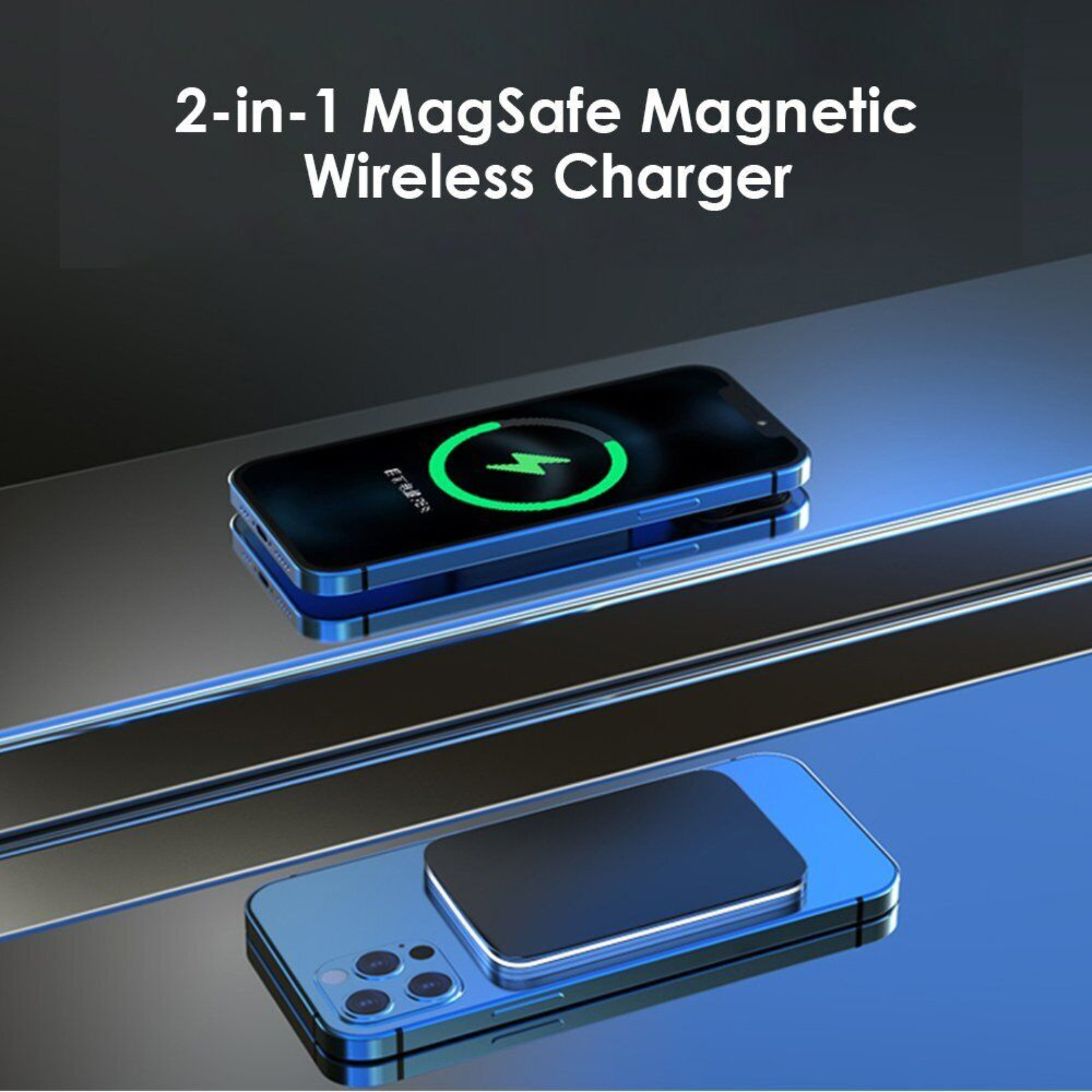 Wireless Battery Charger Magnetic MagSafe Power Bank iPhone 14 12 12 Pro Max
