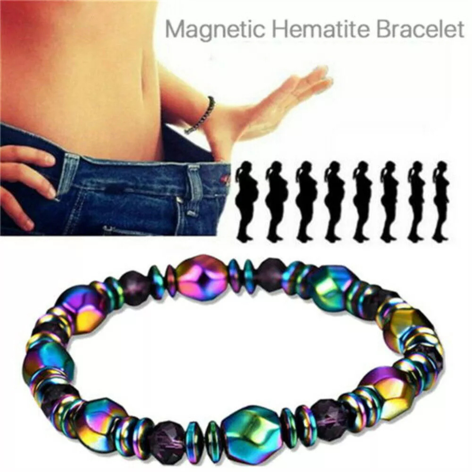Weight Loss Men Women Therapy Arthritis Magnetic Bracelet Healing