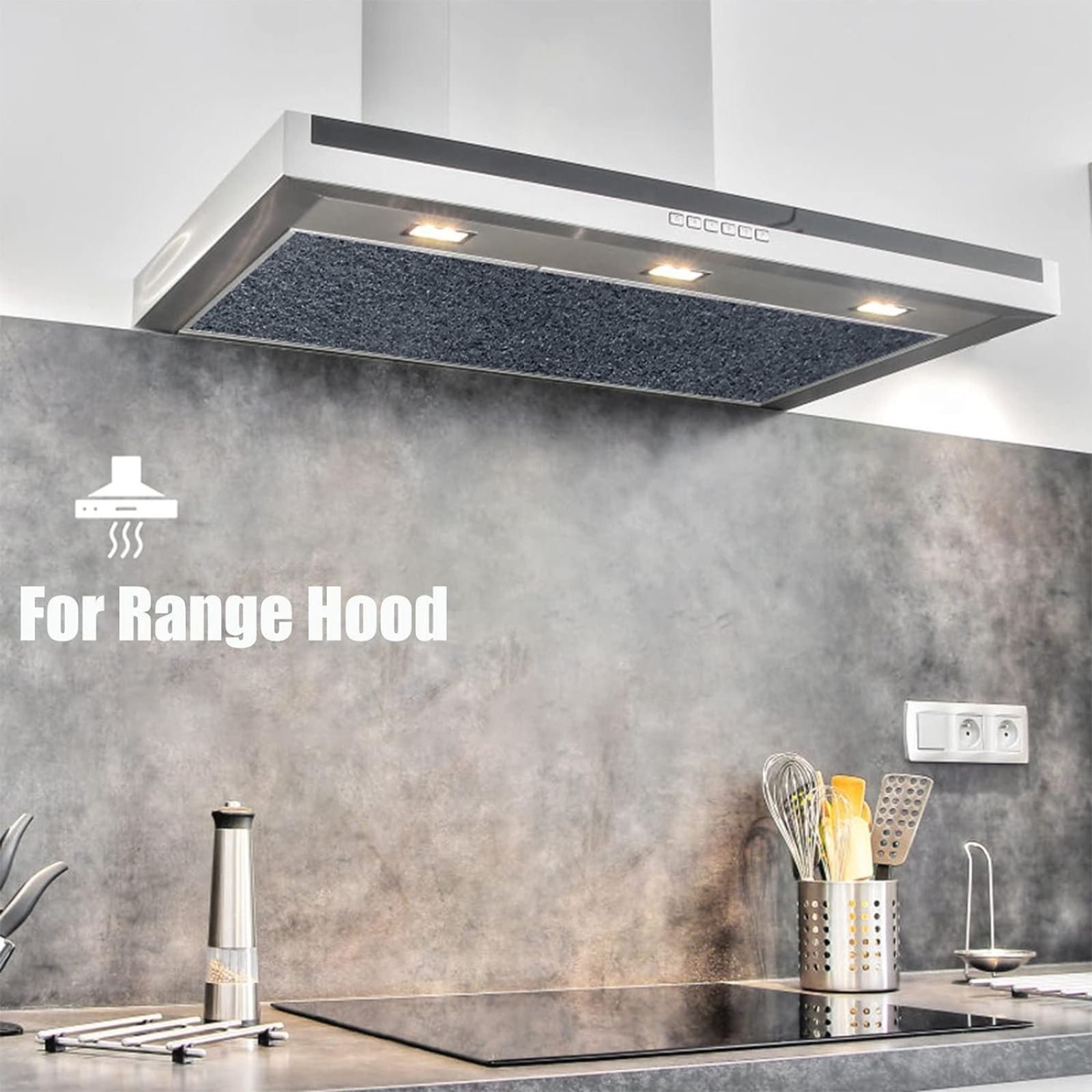 48cmx57cmx3mm Range Hood Carbon Filter Charcoal Replacement