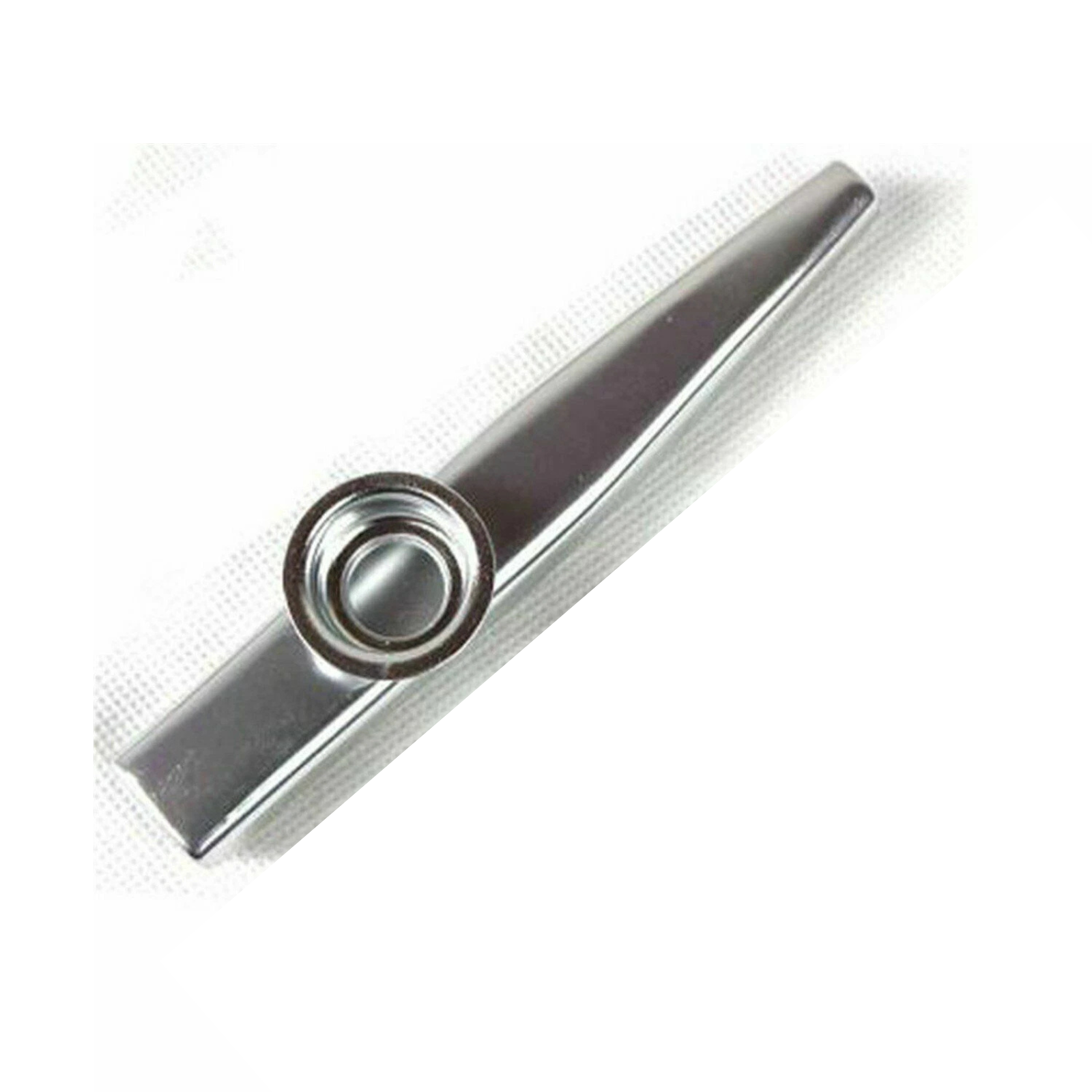 Diaphragm Mouth Flute Harmonica Party Kazoo Ukulele Guitar Partner Flute Silver