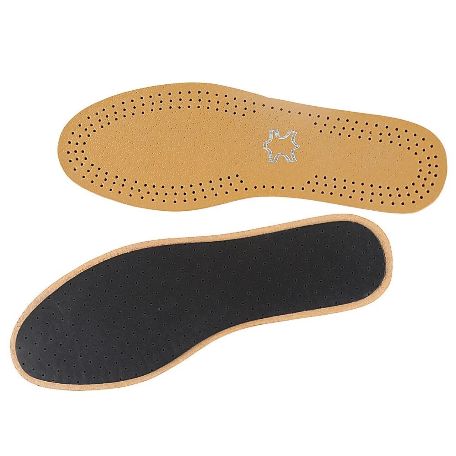 Breathable Cowhide Shoe Pads Leather Insoles Insert for Shoes Comfort 43/44
