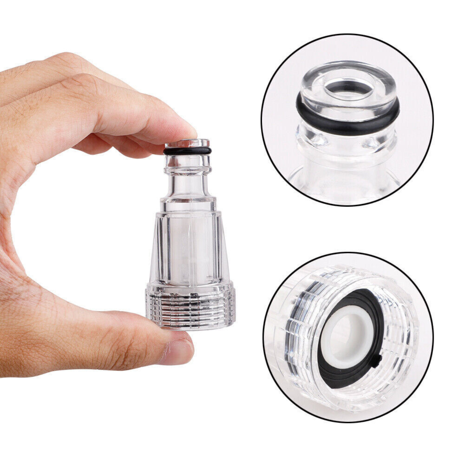 Auto Car Clean Washer 2PCS High-Pressure Water Filter Connection Fitting Tool