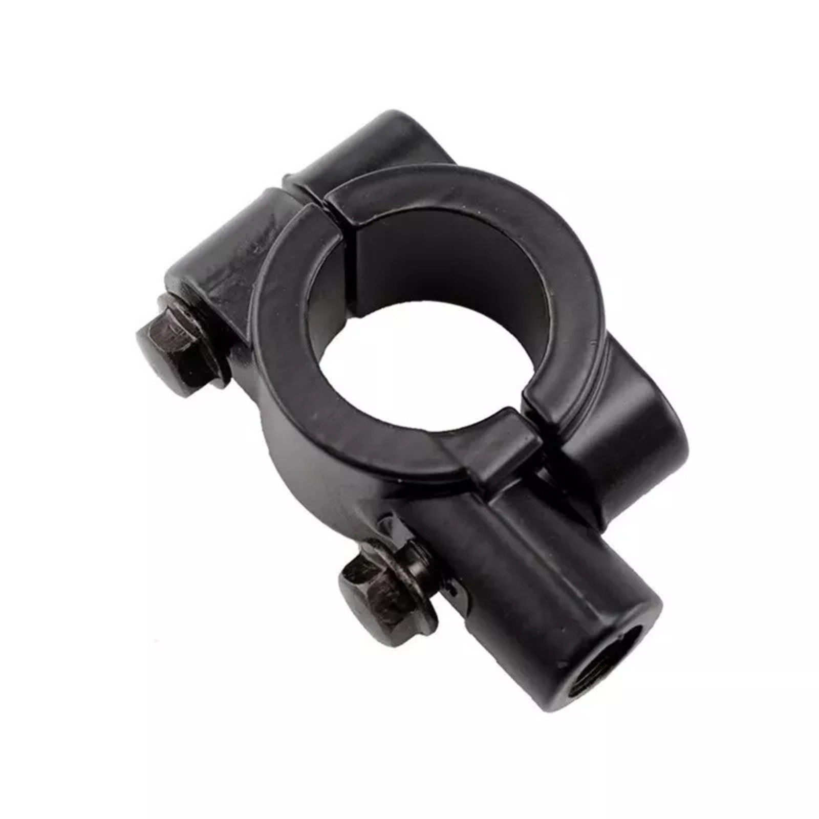 MOTORCYCLE MIRROR ADAPTER HOLDER MOUNT CLAMP M10 10MM THREAD 1" 22MM HANDLEBAR