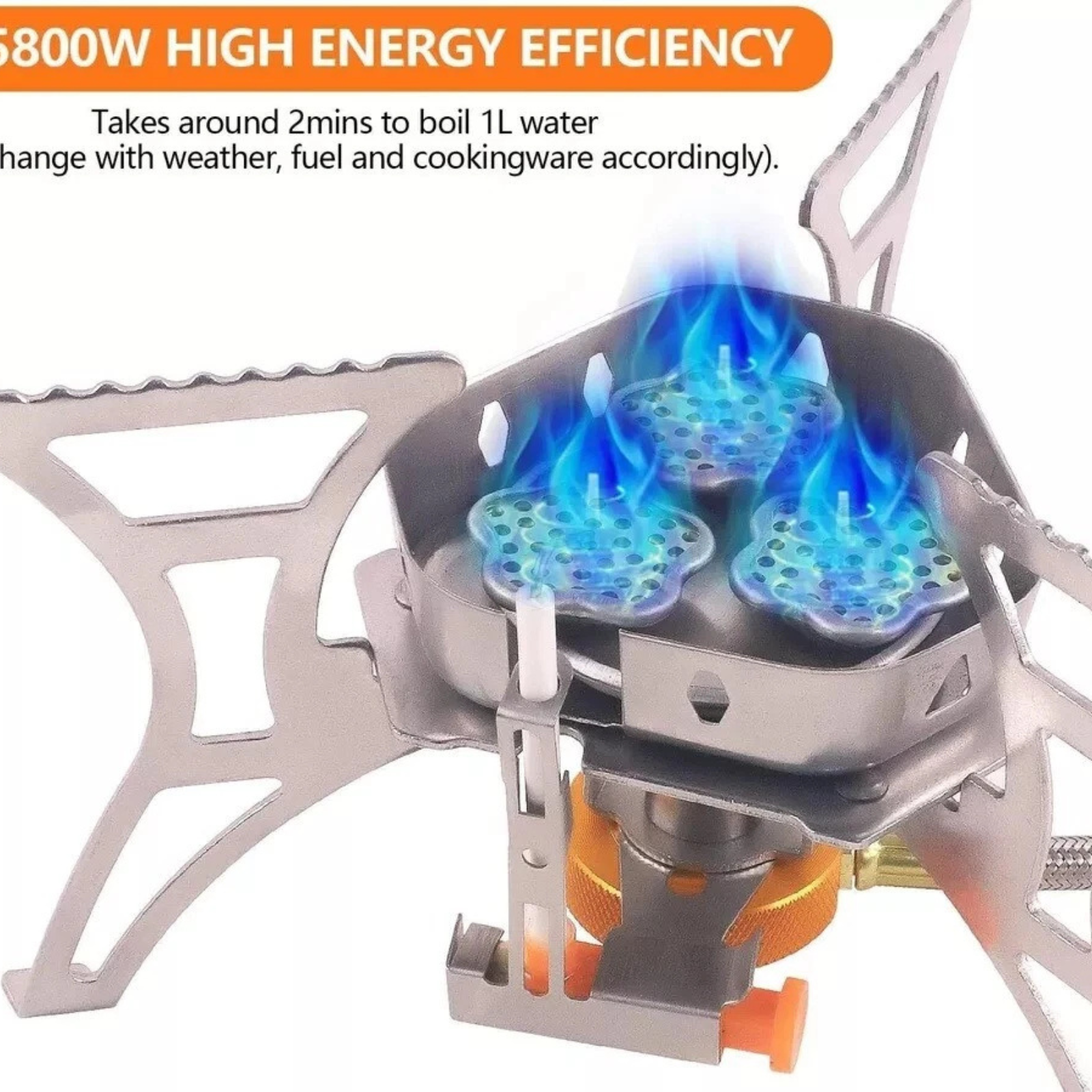 Ultralight Portable Backpacking Gas Butane Stove Compact Easy to Carry Design