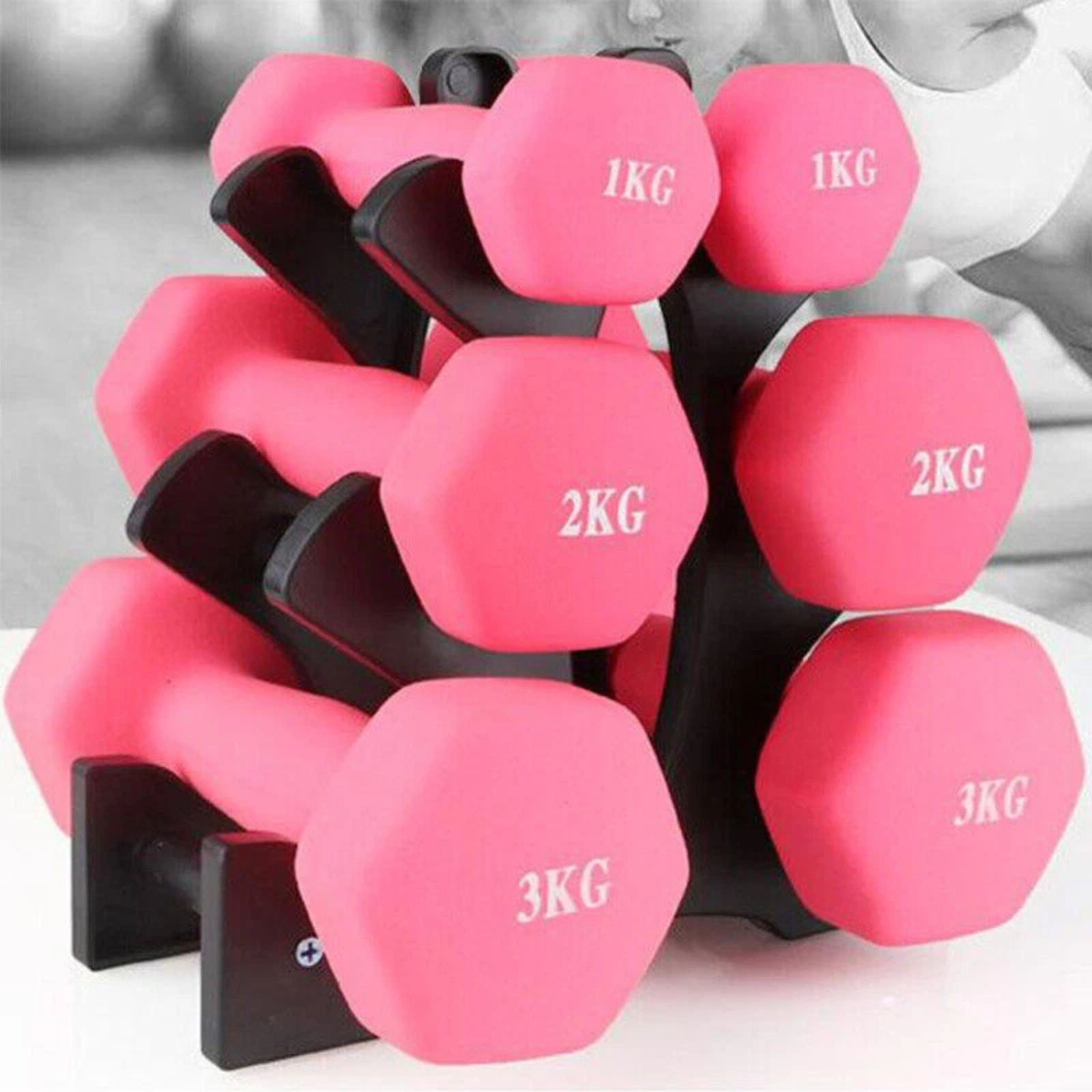 Hand Weight Rack Gym Storage Organiser Dumbbell Holder Stand