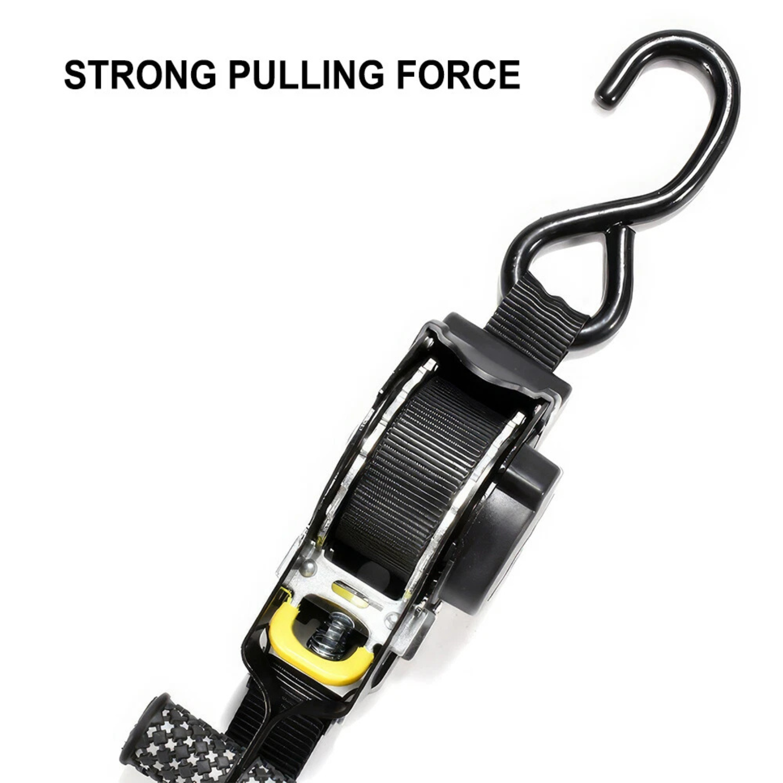 Cargo Van Car Rack Lashing Auto Retractable Ratchet Strap Tie Down Straps