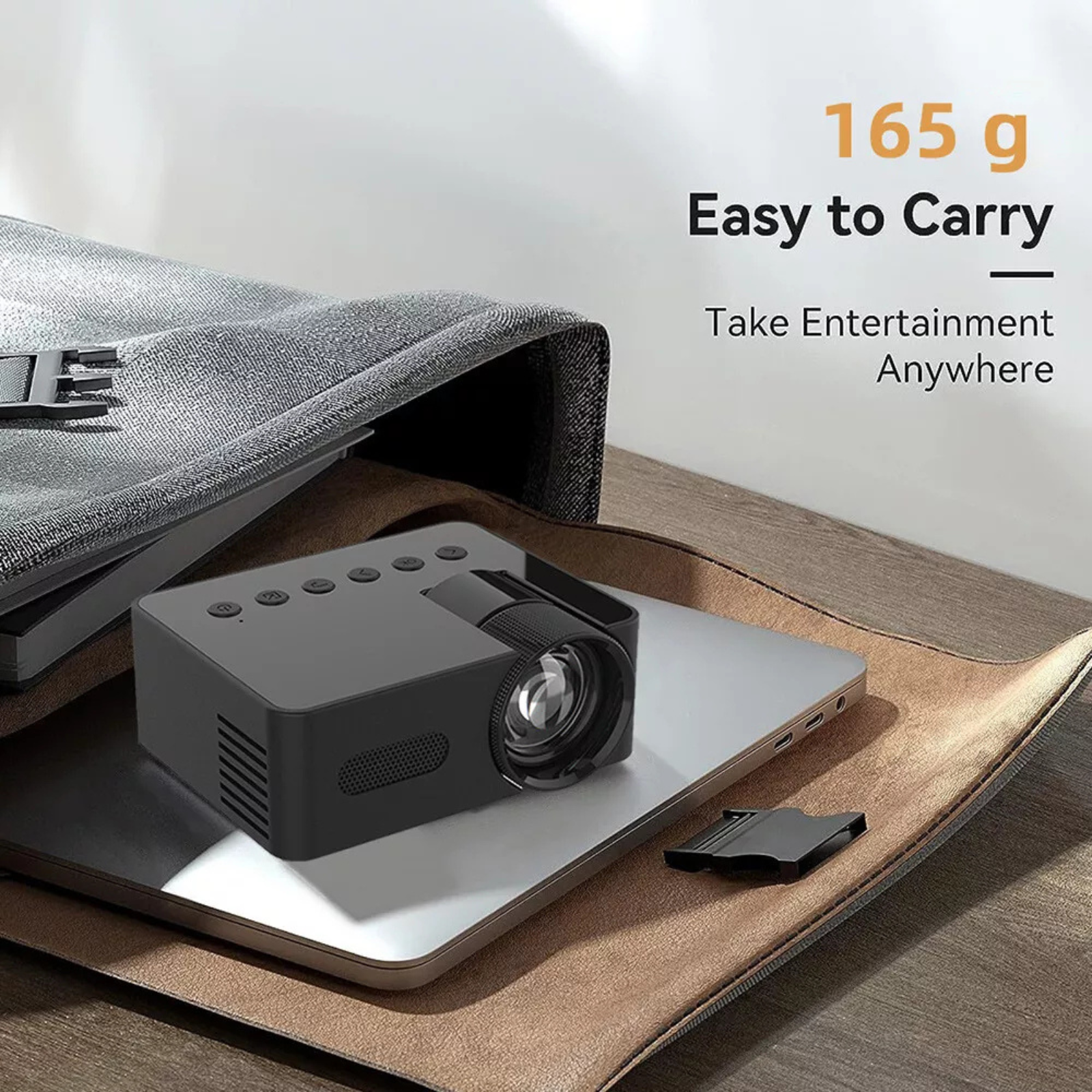 1080P Portable Pocket Mini Projector LED 4k Party Theater Home Cinema Wireless