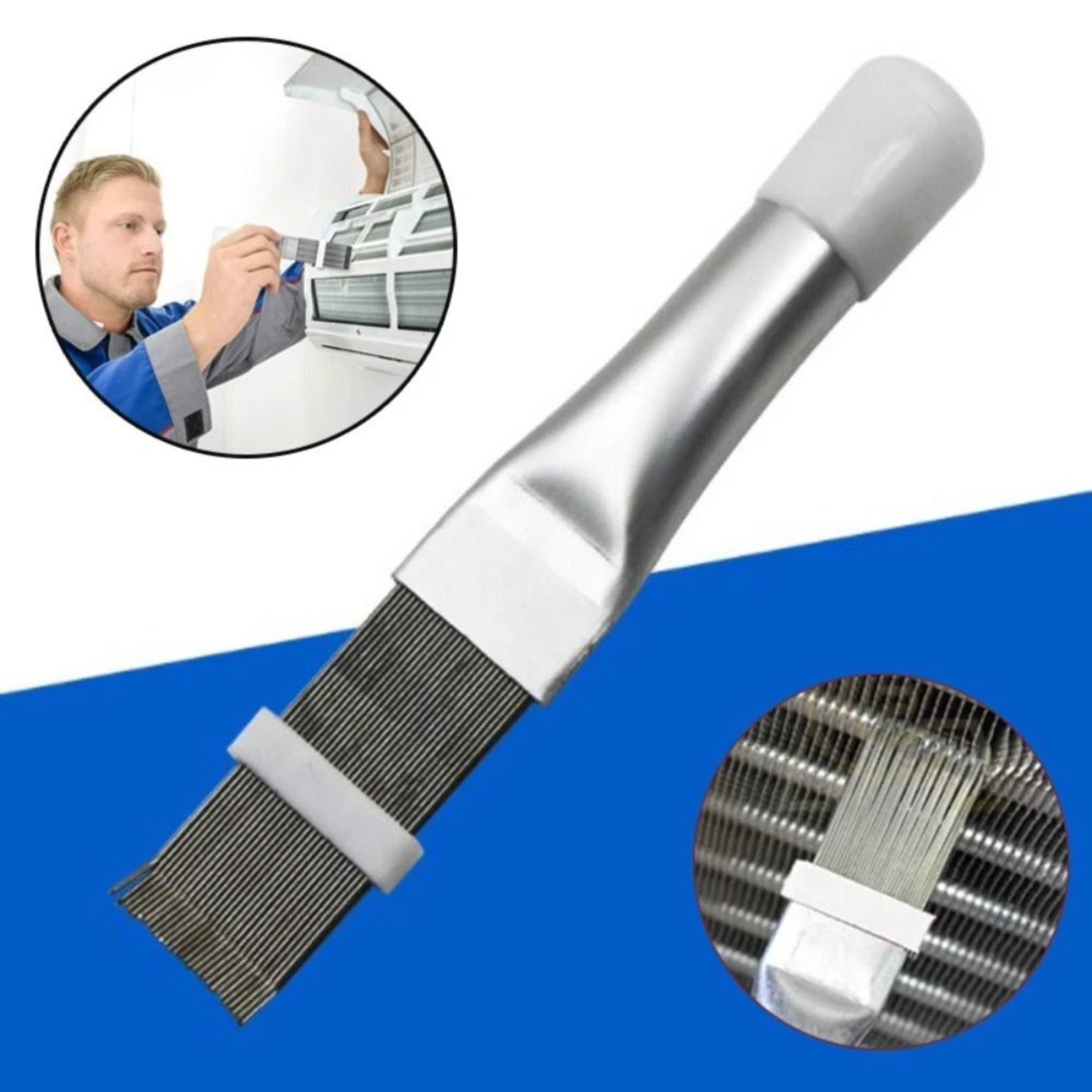Air Conditioner Fin Comb Repair Tool Cleaning Brush Straightener