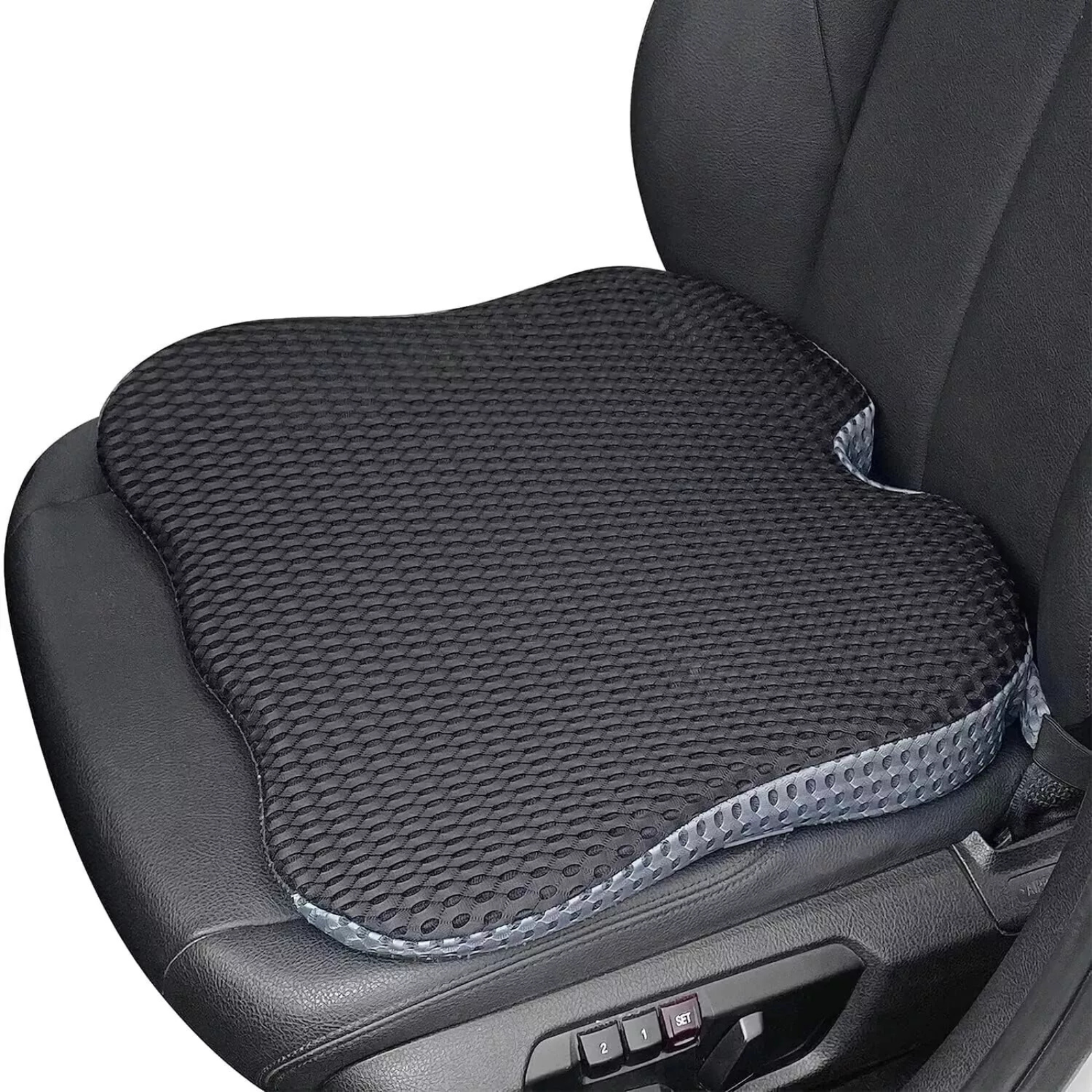 Car Seat Cushion Universal Memory Foam Driver Breathable Wedge Thicken Pad Mat