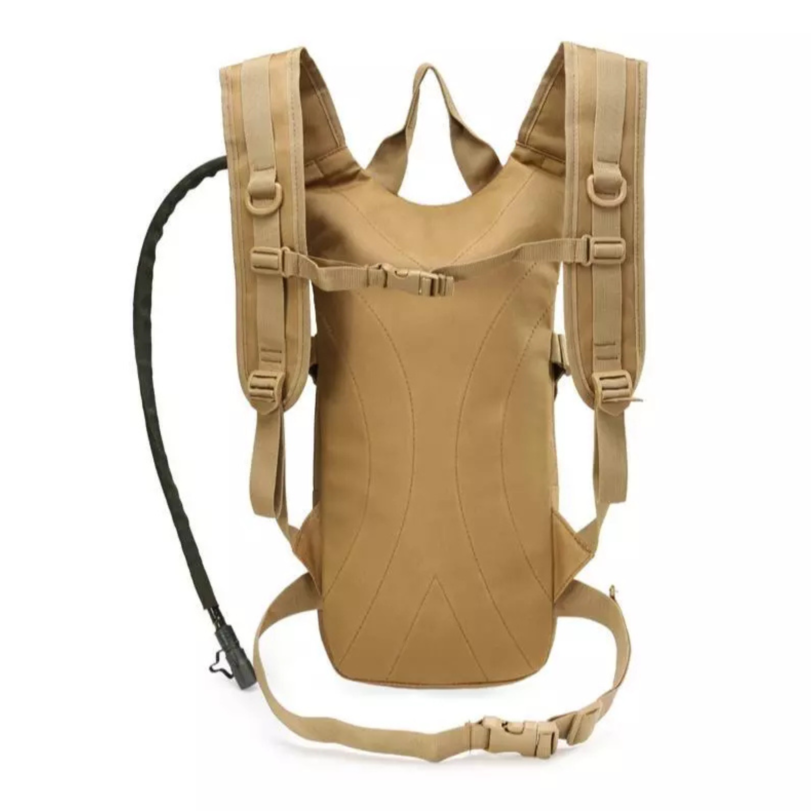 Hydration Backpack with 3L Bladder Lightweight Pack in Khaki