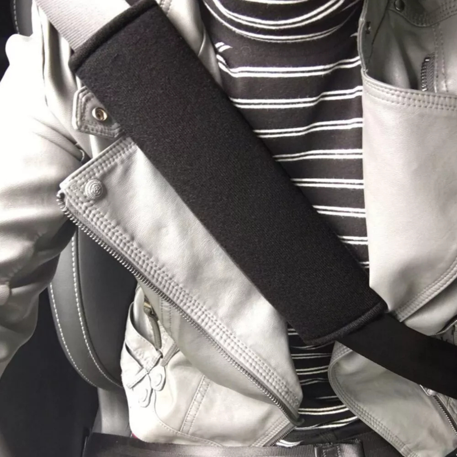 Shoulder Straps Shoulder Pad Harness 2x Car Seat Belt Cushion Cover Soft