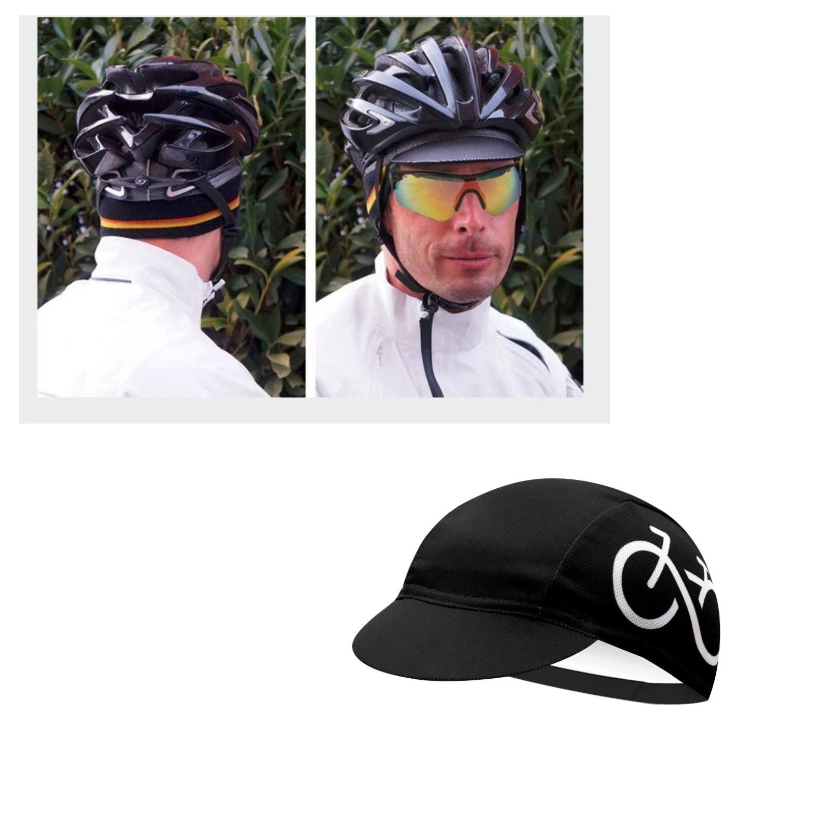 Quick Drying Outdoor Cycling Cap Mesh Breathable Summer Sports Hat Black