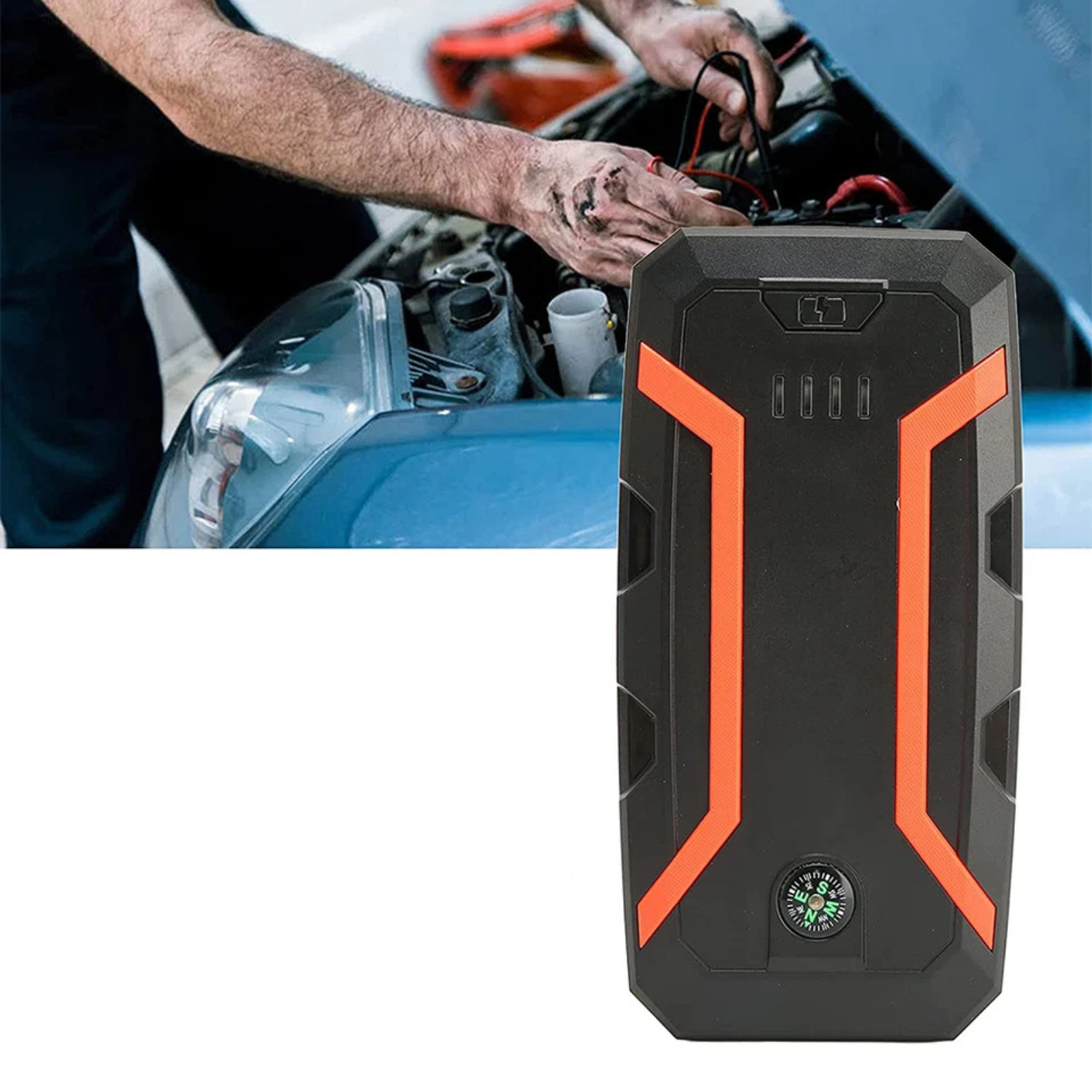Portable 99800mAh Car Jump Starter Power Bank Emergency Battery Pack