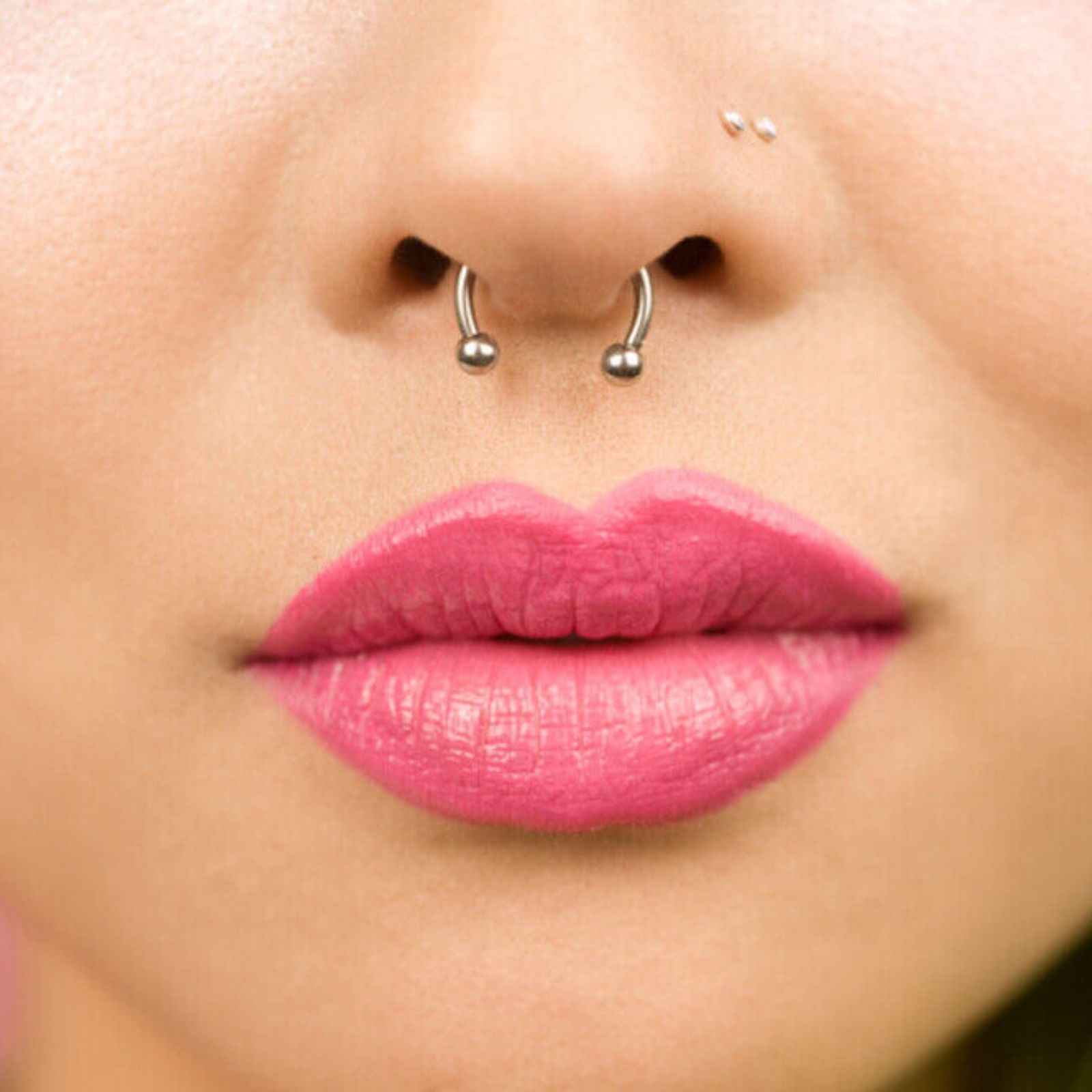 Nose Earring Ear Cartilage Lip Septum Hoop Ring Ball 6mm Horseshoe Piercing