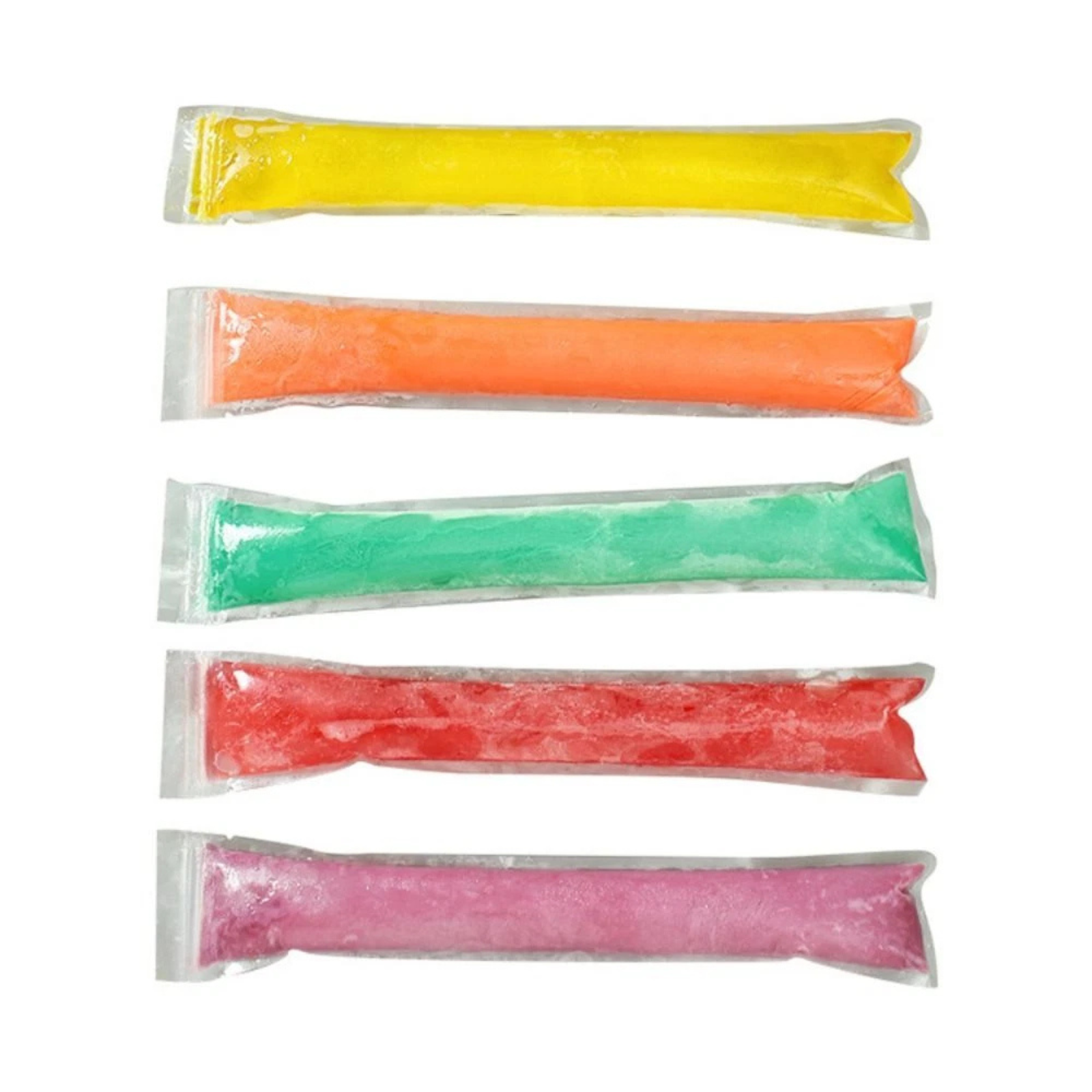 Transparent Zip Lock Ice Cream Bags 20x Popsicle Funnel Kitchen Accessory
