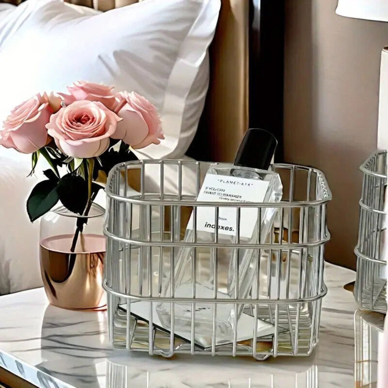 Household Stainless Steel Storage Basket Durable Organizing Solution Kitchen